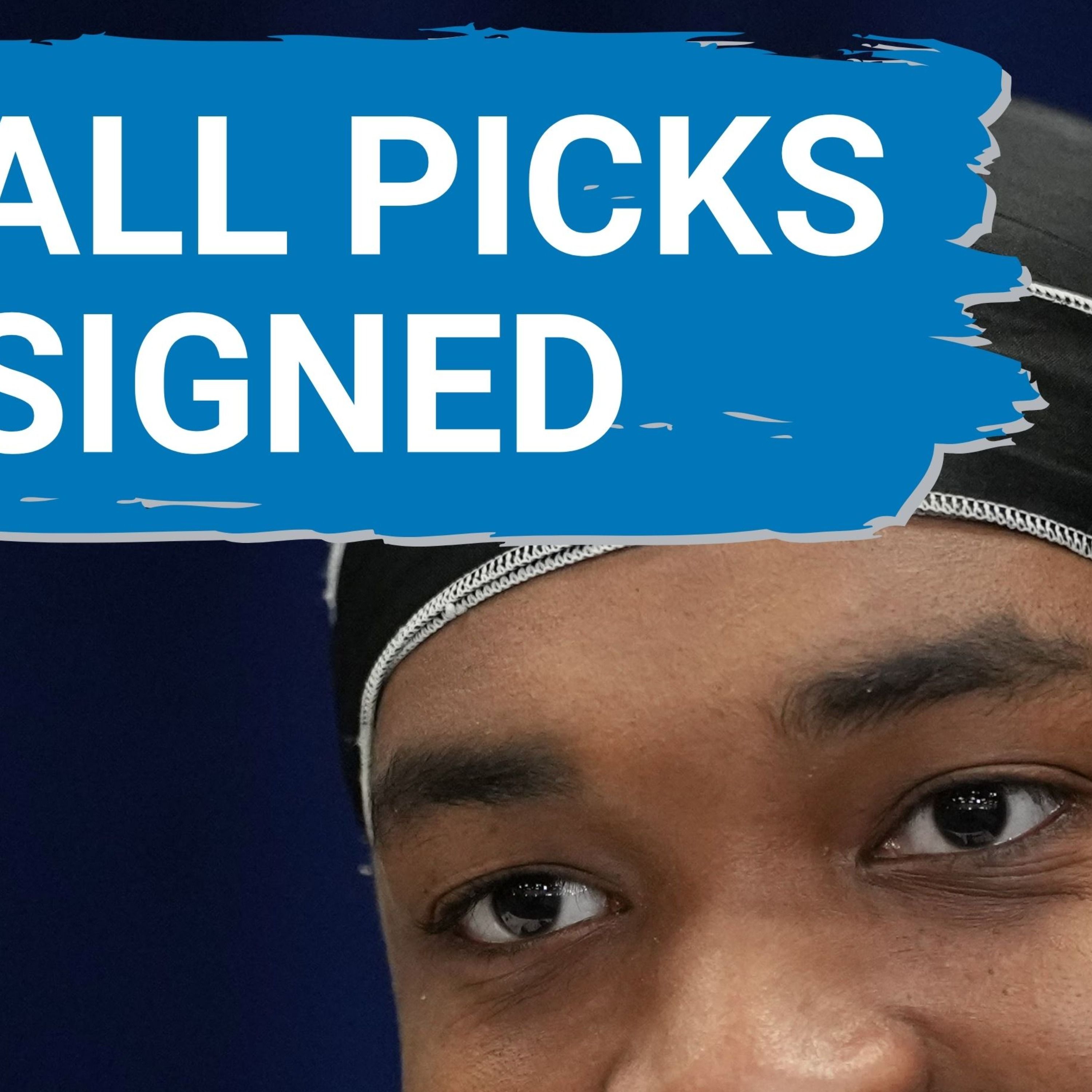 Detroit Lions ALL BUSINESS...Signing their Draft Picks FAST