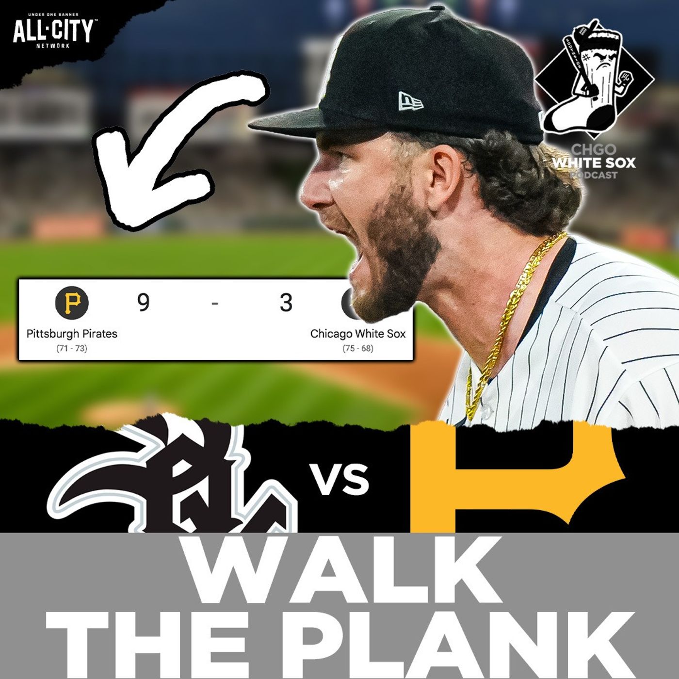 WHITE SOX POSTGAME: Sean Burke SHELLED for 7 Runs as Sox Suffer Loss vs Pirates | CHGO White Sox episode artwork