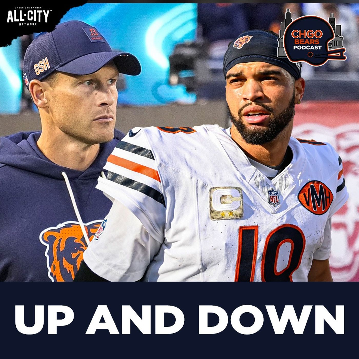 UP & DOWN: How Patient Will Ben Johnson Be with Caleb Williams? | CHGO Bears Podcast