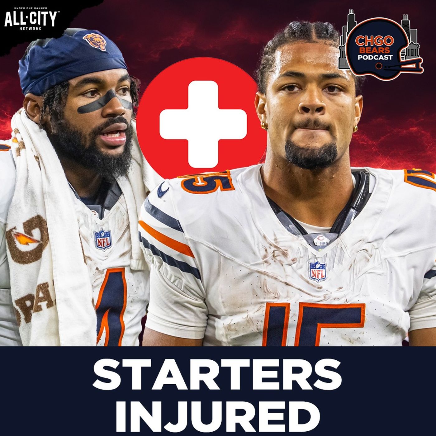 HOLD YOUR BREATH: Rome Odunze, D’Andre Swift INJURED at Practice, Austin Booker Returns | CHGO Bears