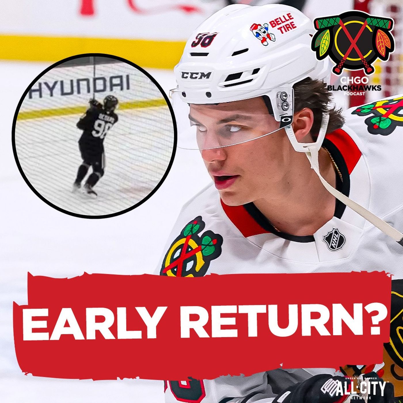 Is Connor Bedard on Track for an EARLY RETURN From Injury? | CHGO Blackhawks Podcast