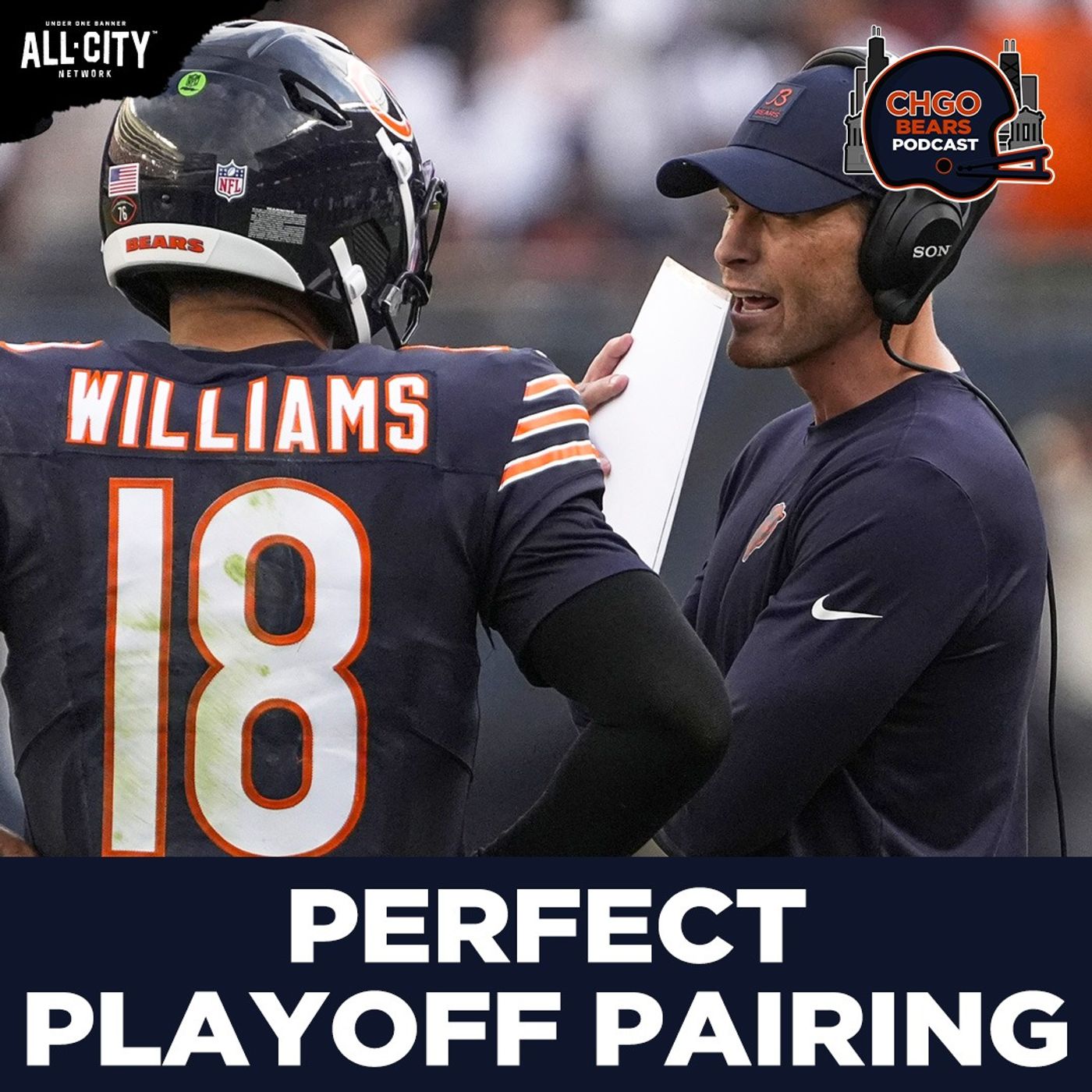 AHEAD OF SCHEDULE: Caleb Williams-Ben Johnson Pairing Defying Odds in Bears Playoff Run | CHGO Bears