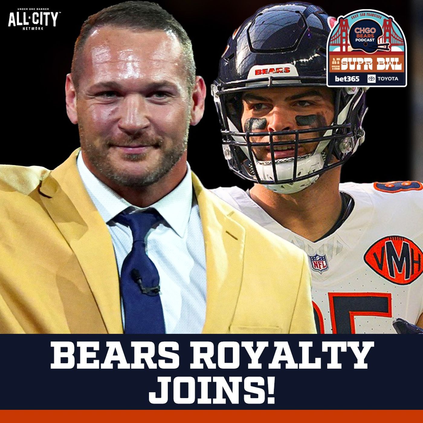 LIVE FROM SUPER BOWL: Brian Urlacher, DJ Moore & Cole Kmet on Bears’ Magical Season | CHGO Bears