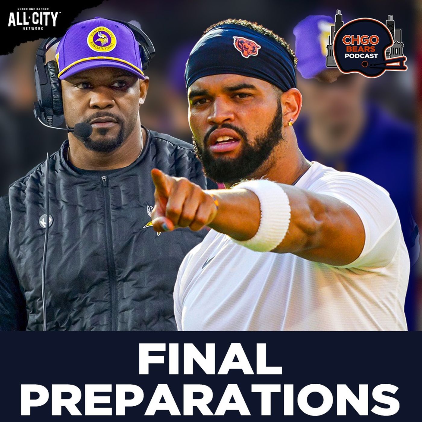 Final Countdown: How Caleb Williams Can Have More Success Against Brian Flores | CHGO Bears Podcast
