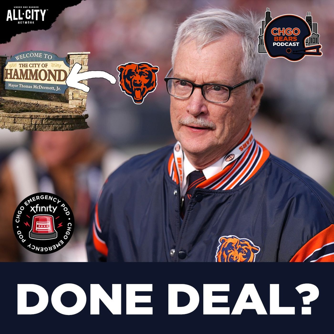 INDIANA-BOUND? Chicago Bears Announce New Focus on Hammond Stadium Site | CHGO Bears