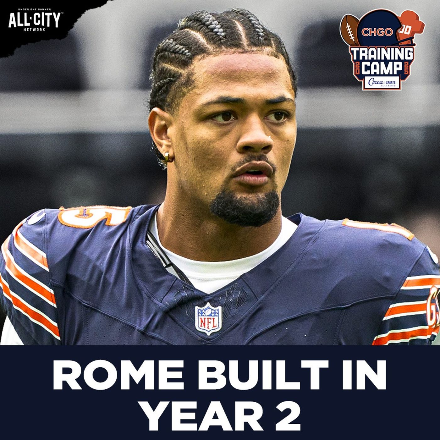 YEAR 2 JUMP: Is Rome Odunze PRIMED for a 1,000 Yard Season? | CHGO Bears Podcast