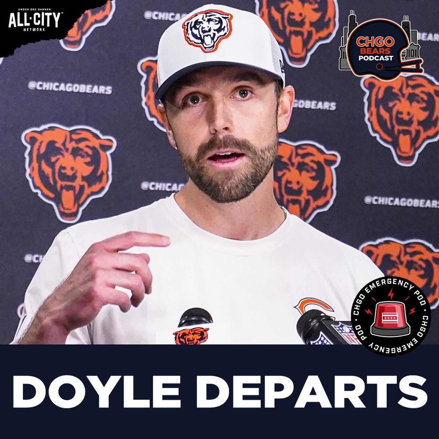EMERGENCY POD: Bears OC Declan Doyle POACHED by Baltimore Ravens for Same Role | CHGO Bears