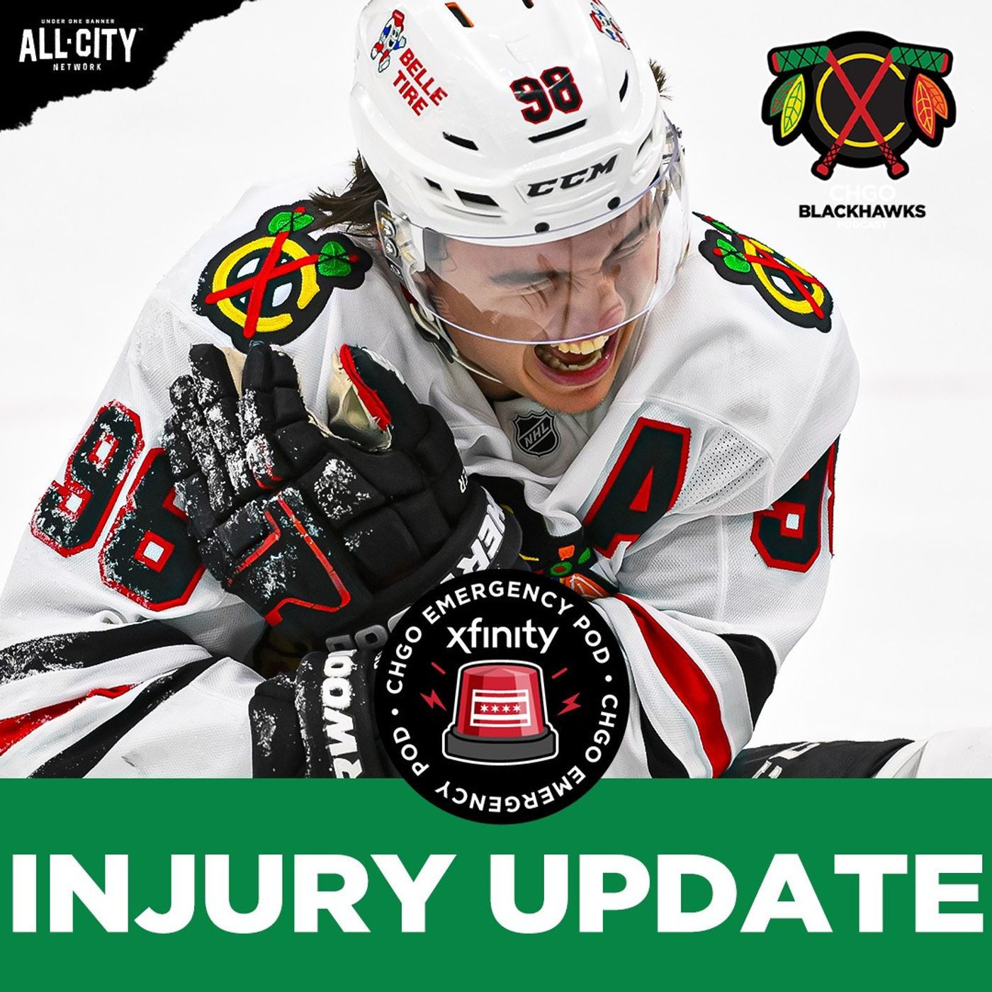 EMERGENCY POD: Connor Bedard to Miss 4 Months Following Shoulder Surgery | CHGO Blackhawks Podcast episode artwork