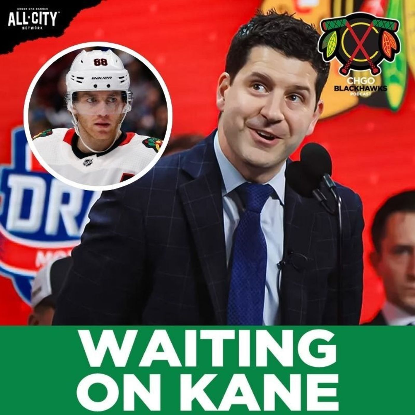 Where Does Kyle Davidson STAND on Patrick Kane Returning to Chicago? | CHGO Blackhawks Podcast