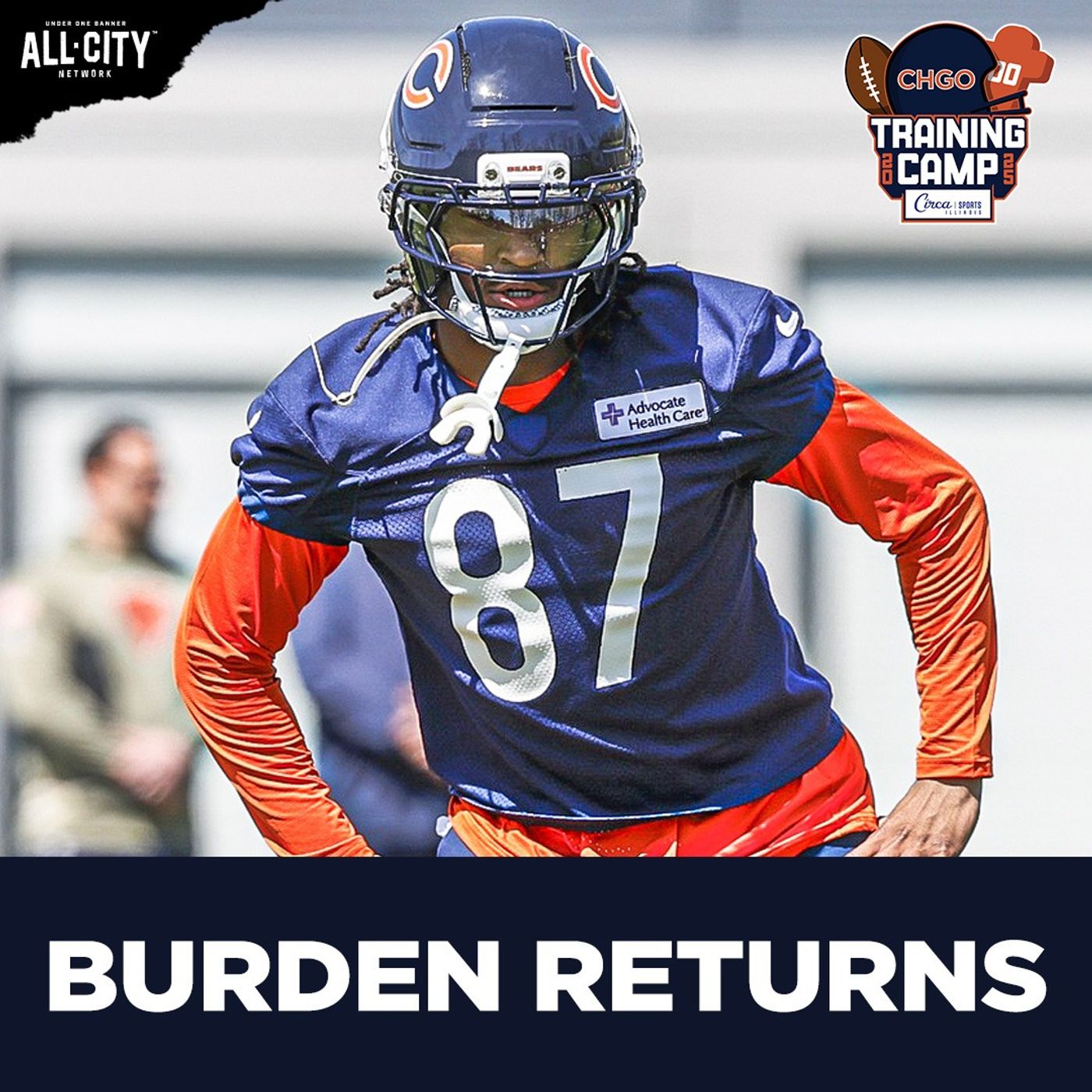 PADS GO ON: Luther Burden Returns, as Chicago Bears Go Through Sweltering Practice | CHGO Bears Pod