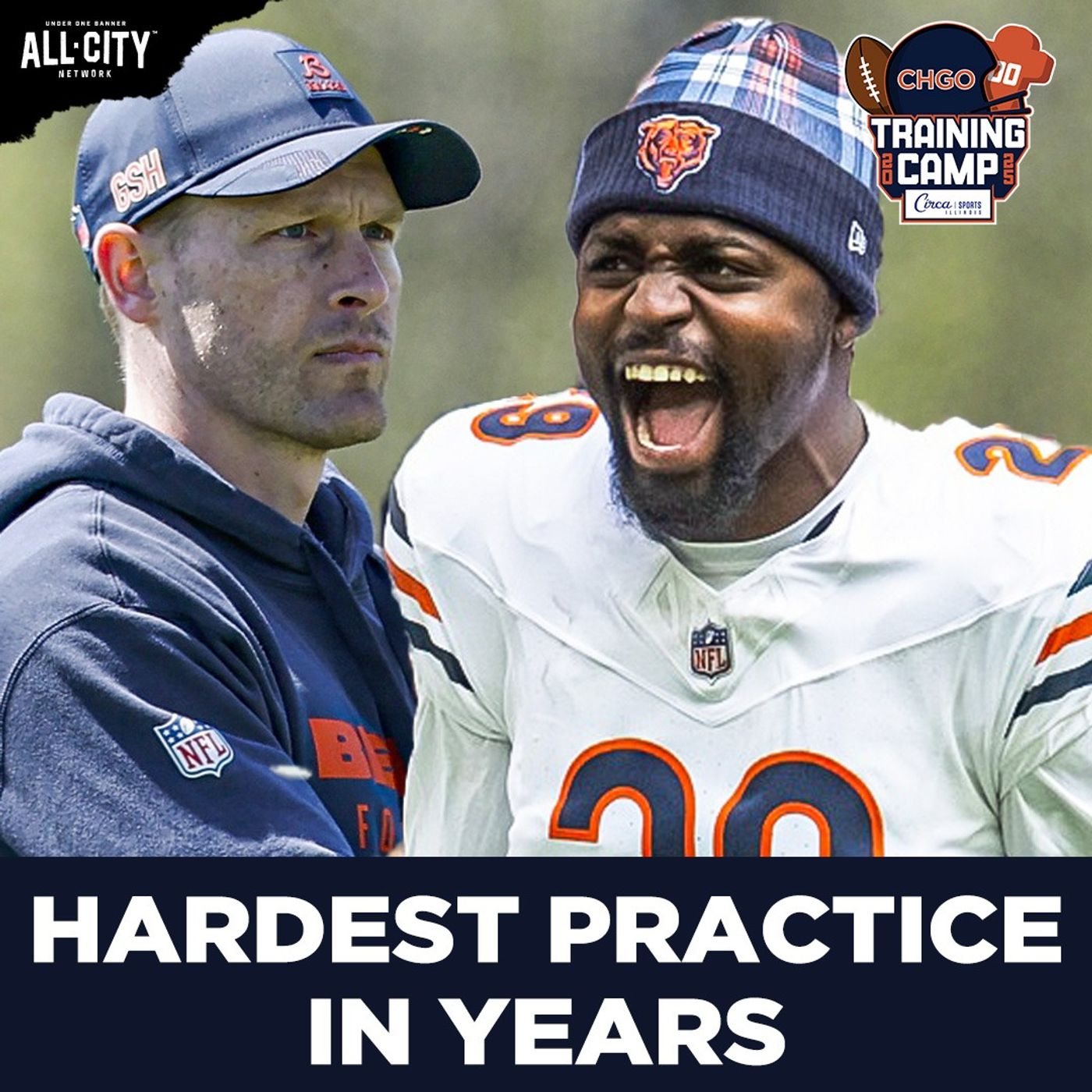 BEARS GET PHYSICAL: Ben Johnson Runs Most Physical Chicago Bears Practice in LONG Time | CHGO Bears