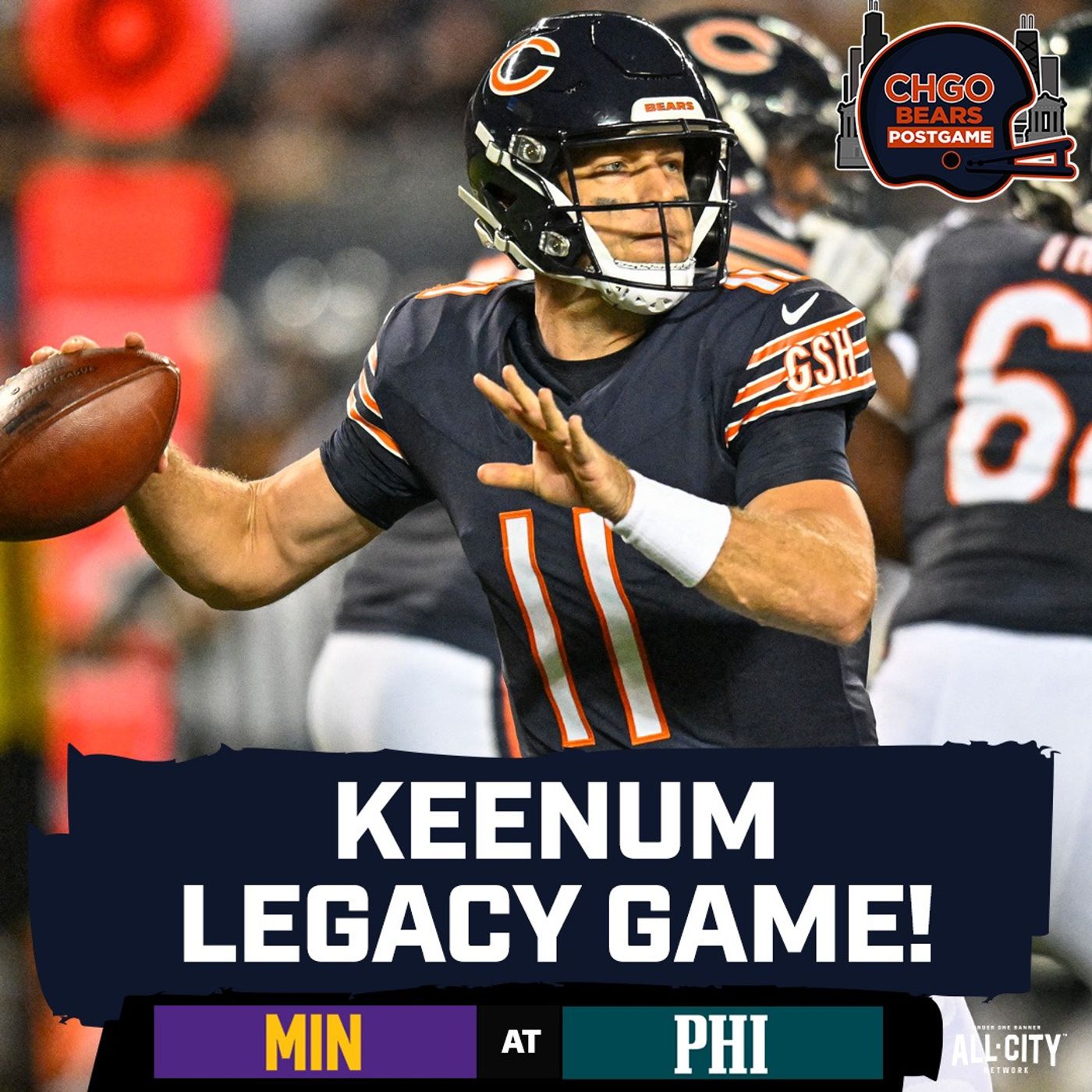 BEARS POSTGAME: Case Keenum DELIVERS as Chicago Upsets Philadelphia Eagles on MNF! | CHGO Bears