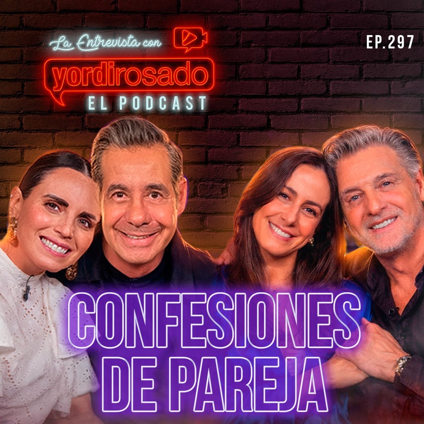 CONFESIONES DE PAREJA: PAULINA MERCADO, JUAN SOLER, MELISSA MOCHULSKE Y YORDI ROSADO