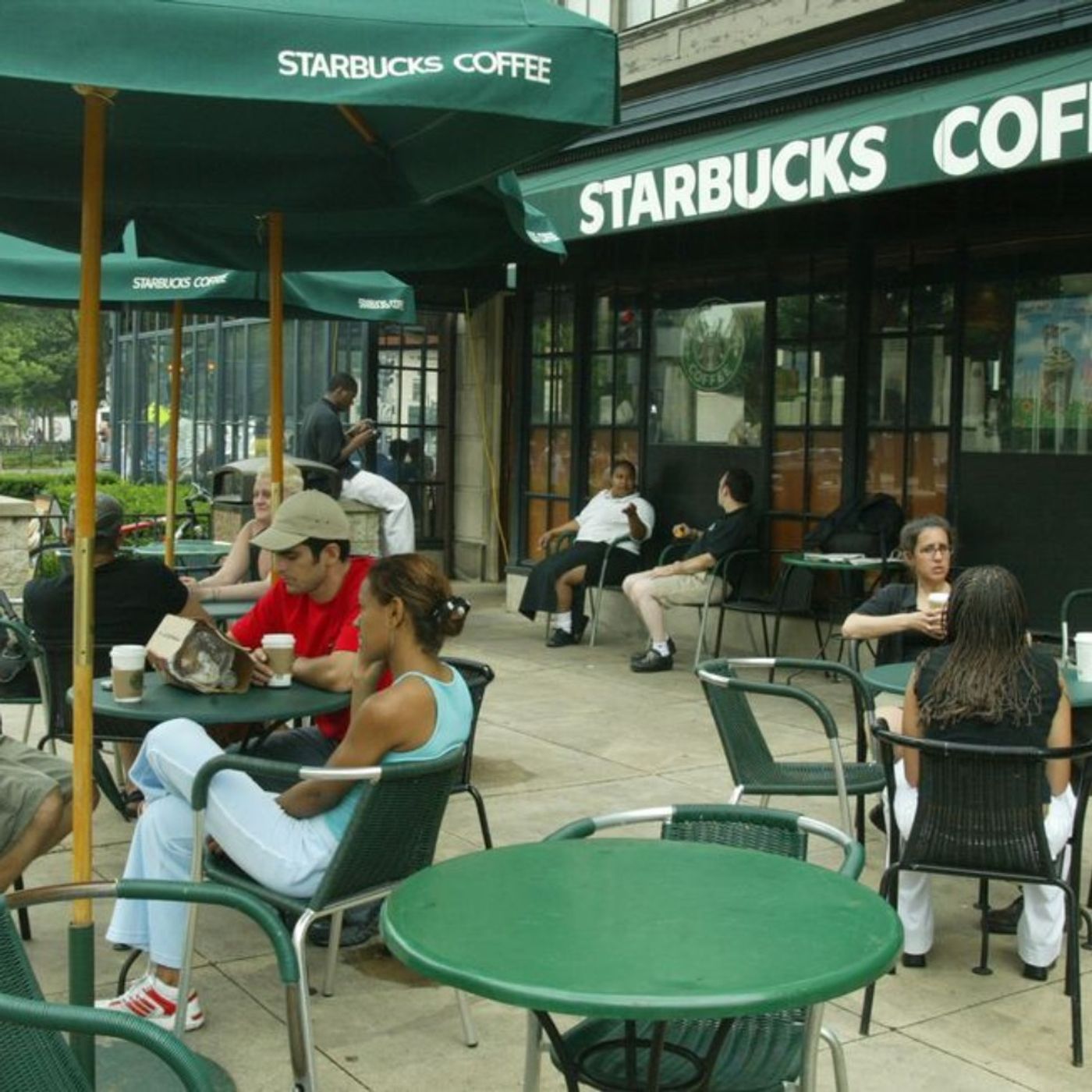 Starbucks, Zippos, Eating Outside, "Rich" by Yard Act