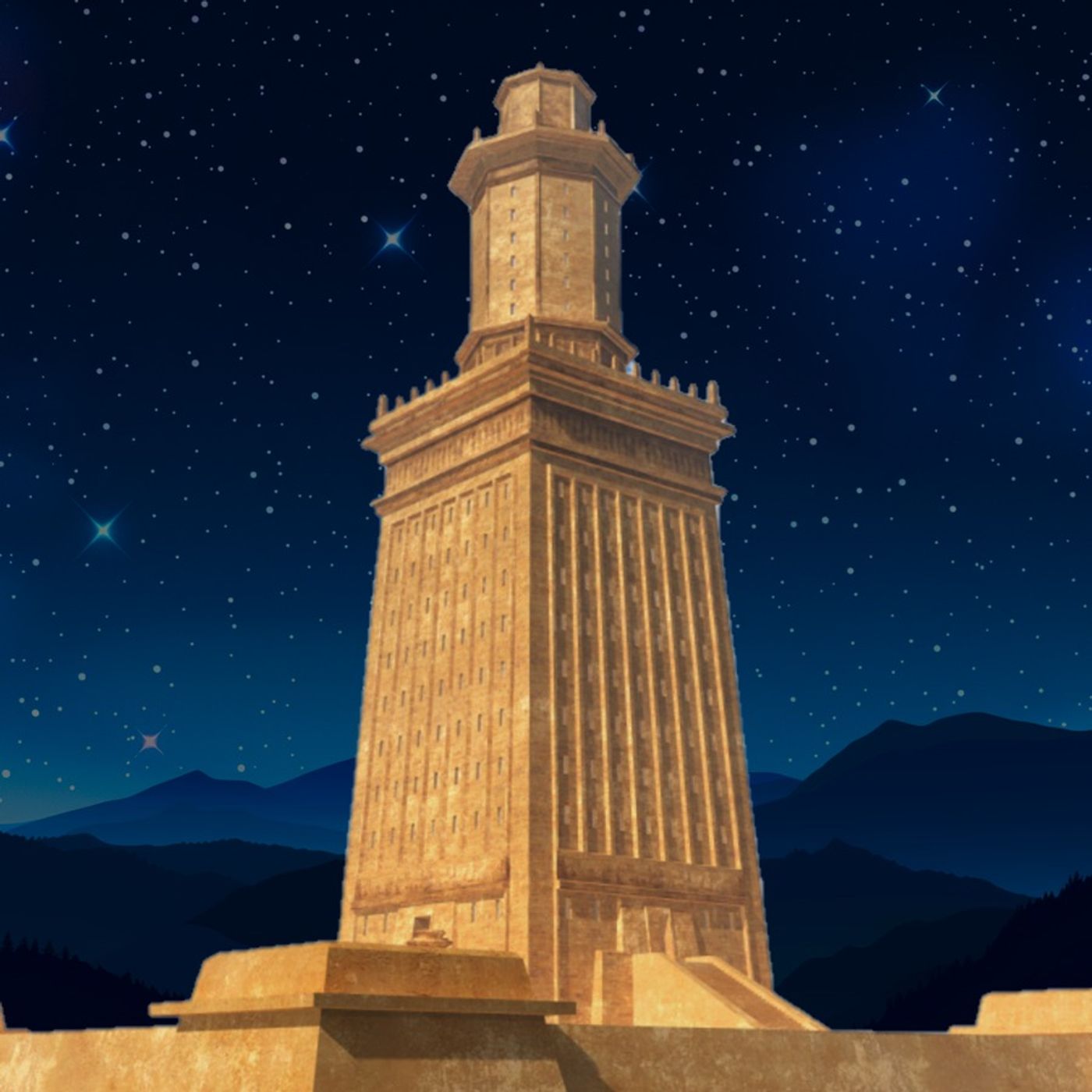 Lighthouse of Alexandria (Wonders of the Ancient World 1/7 - Sleep History ASMR)