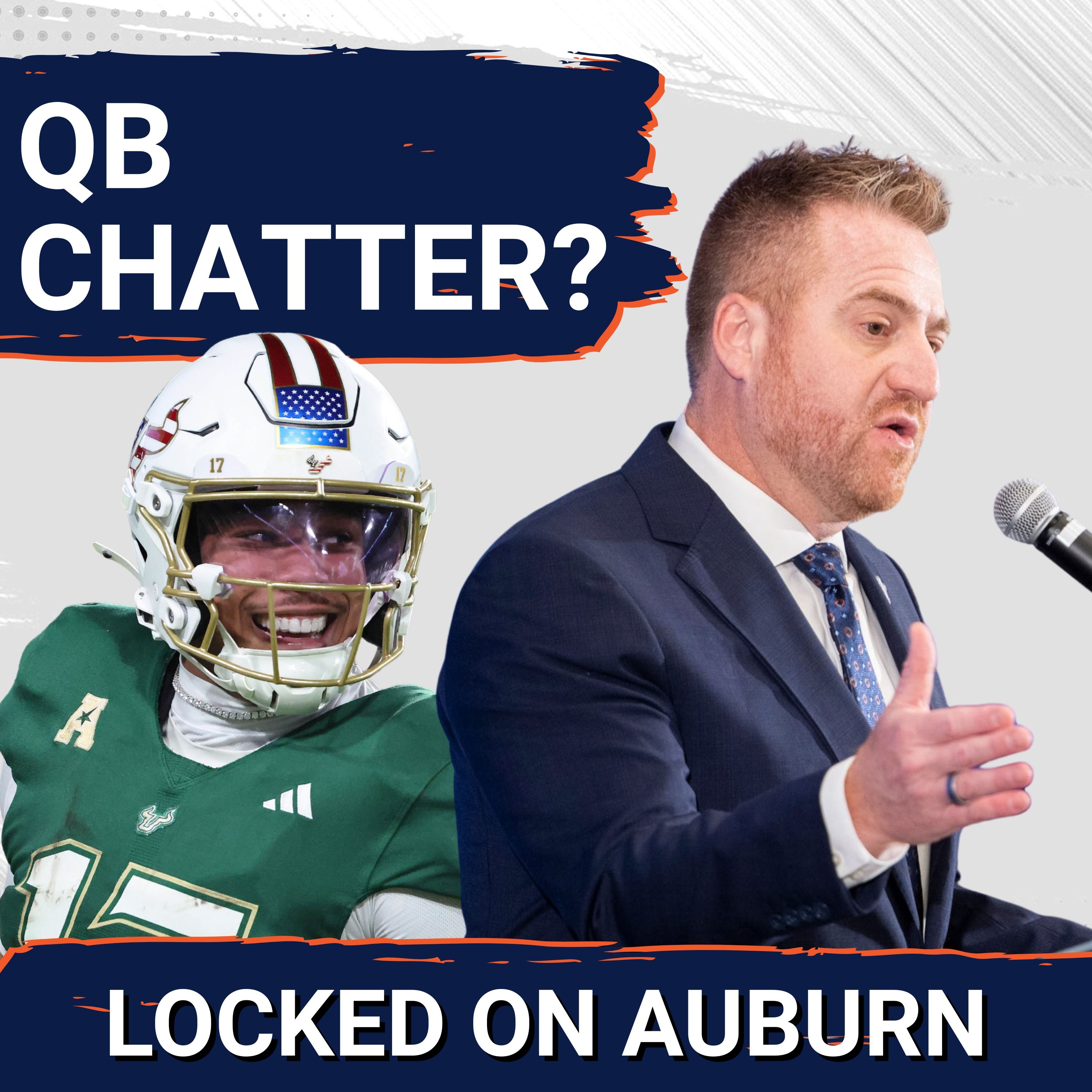 WILD: Auburn, Alex Golesh's QB room could be INSANE if Byrum Brown follows from USF