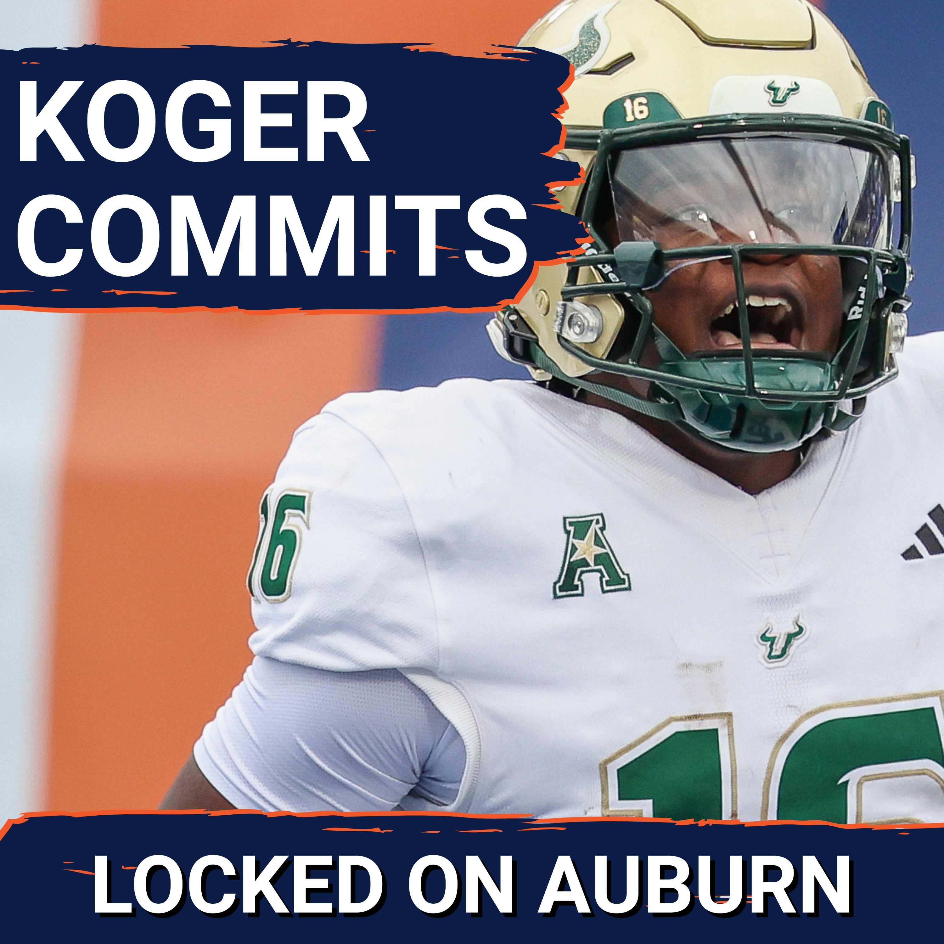 REACTION: Jeremiah Koger COMMITS to Alex Golesh, is an Auburn Tiger
