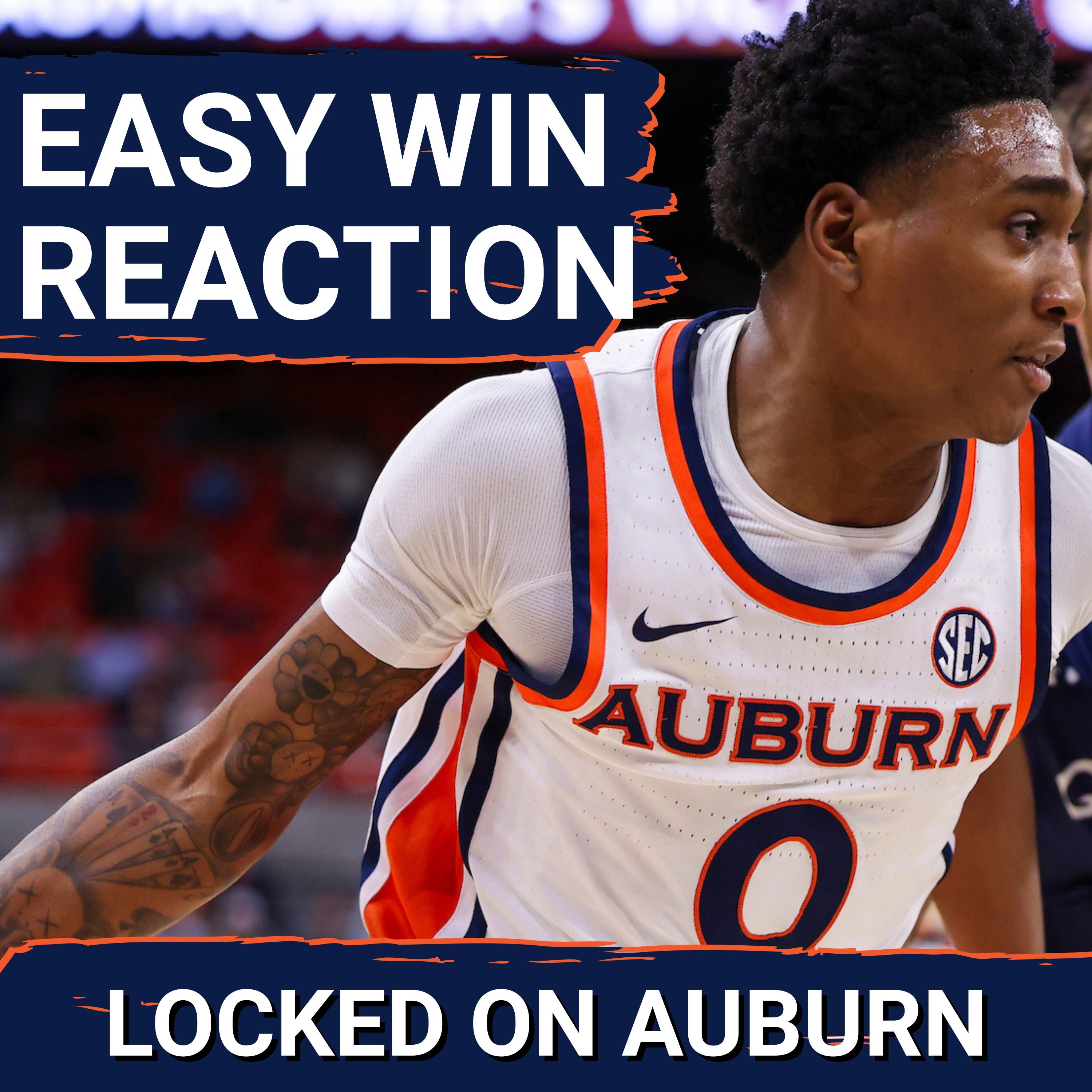 REACTION: Auburn Basketball DESTROYS Queens University