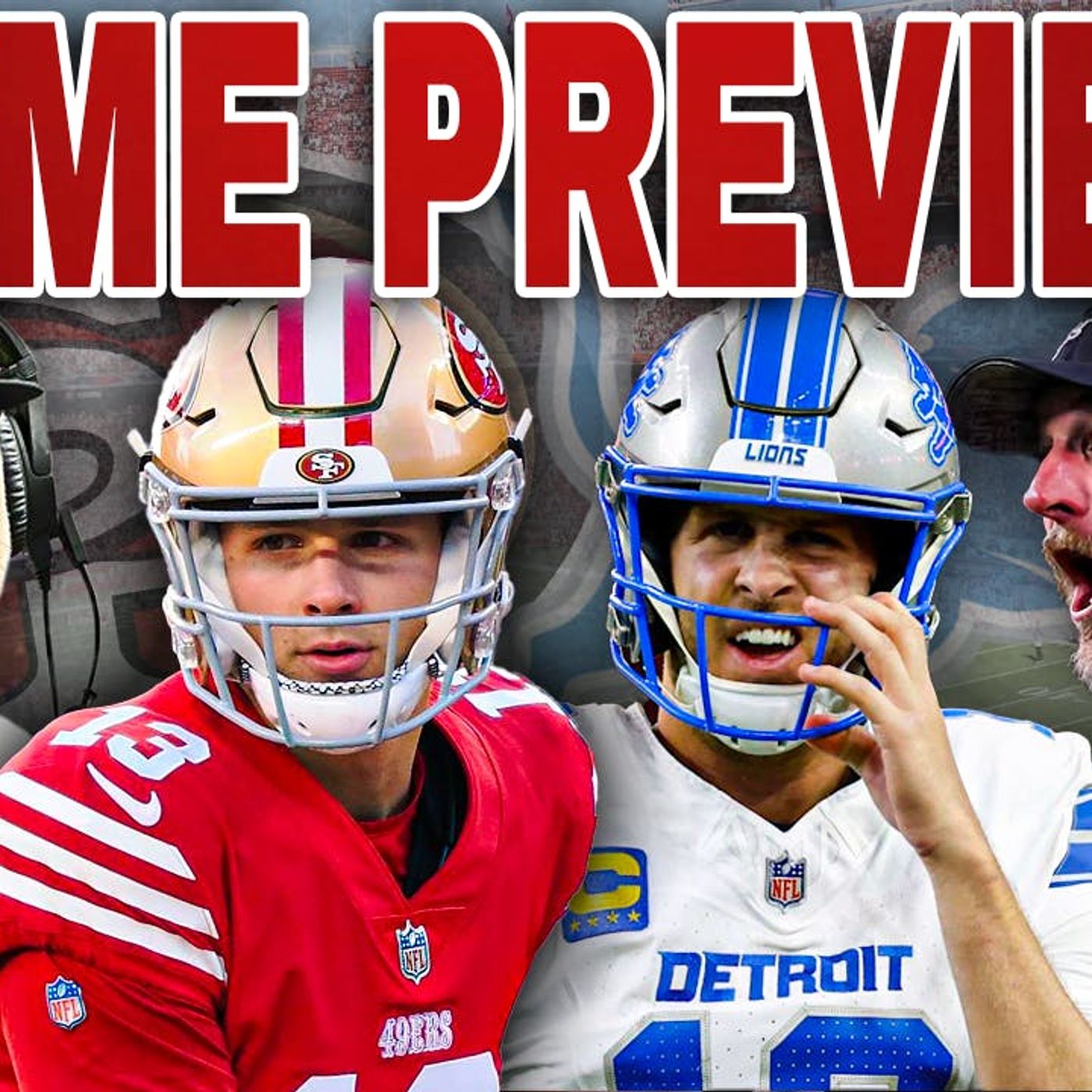 49ers - Lions Game Day Preview - Who Will Win? | Krueger & Bruce