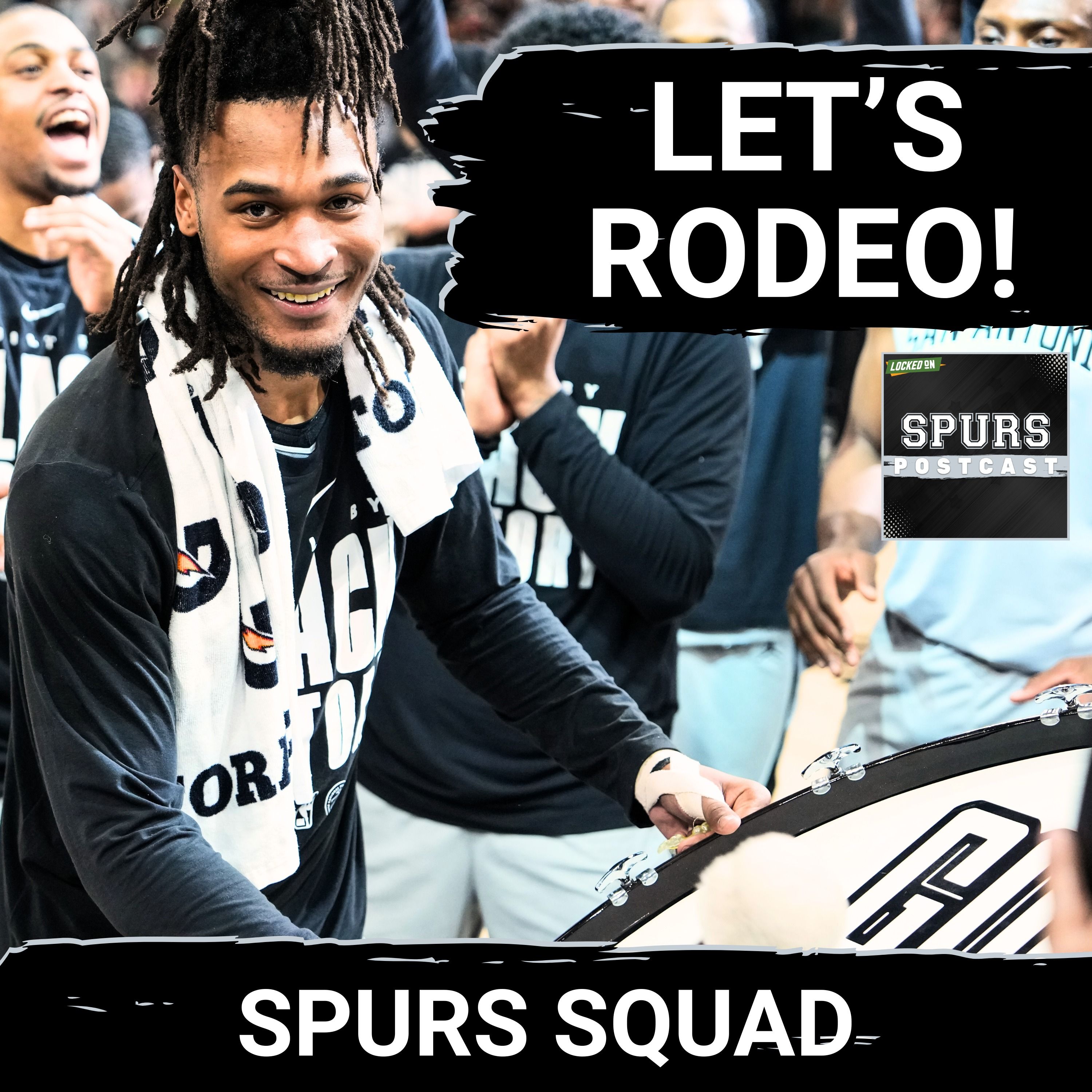 SPURS SQUAD SHOW: Bring on the RODEO ROAD TRIP! | What's Stephon Castle's ceiling?