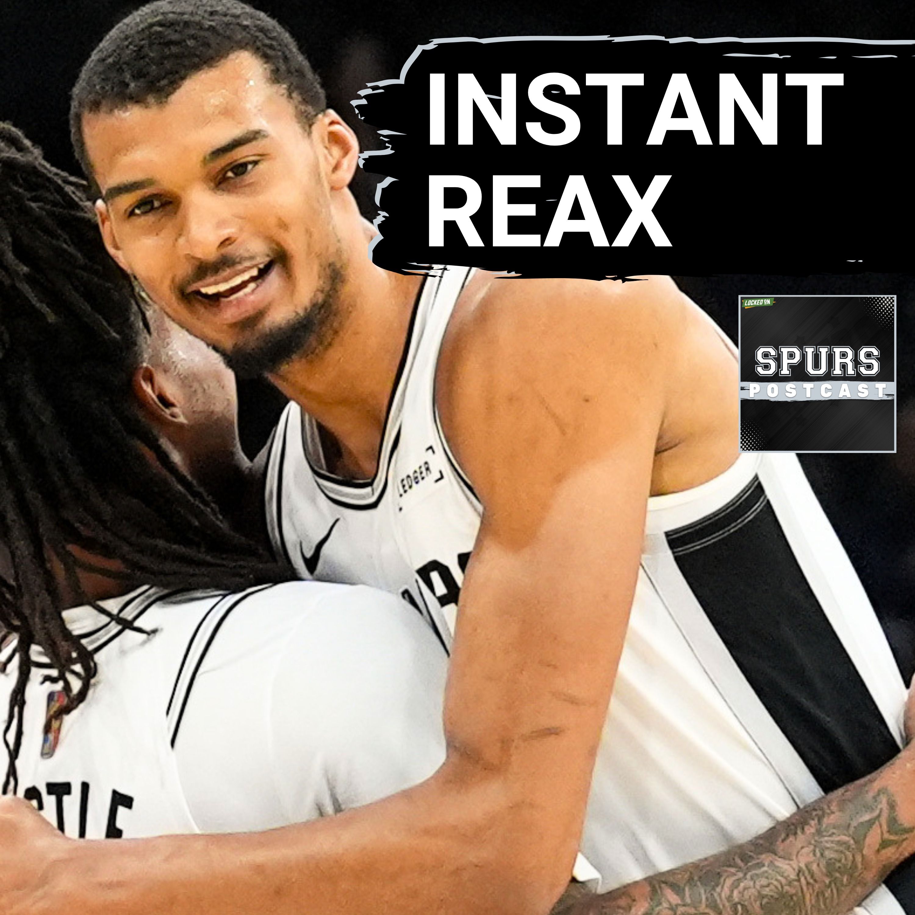 SPURS POSTCAST: SPURS IN 5!! | Wembanyama & De'Aaron Fox IGNITE First Playoff Series Win Since '17
