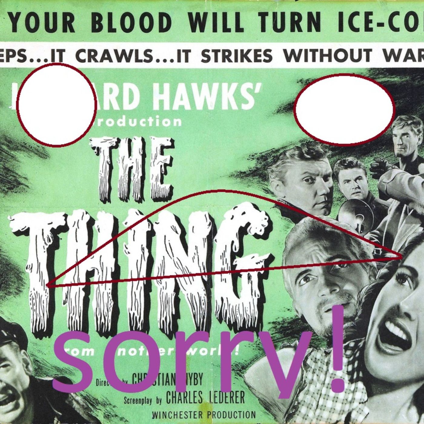 GoldenAgeHorror.com - Episode 62 - The Thing from Another World Apology Tour episode artwork