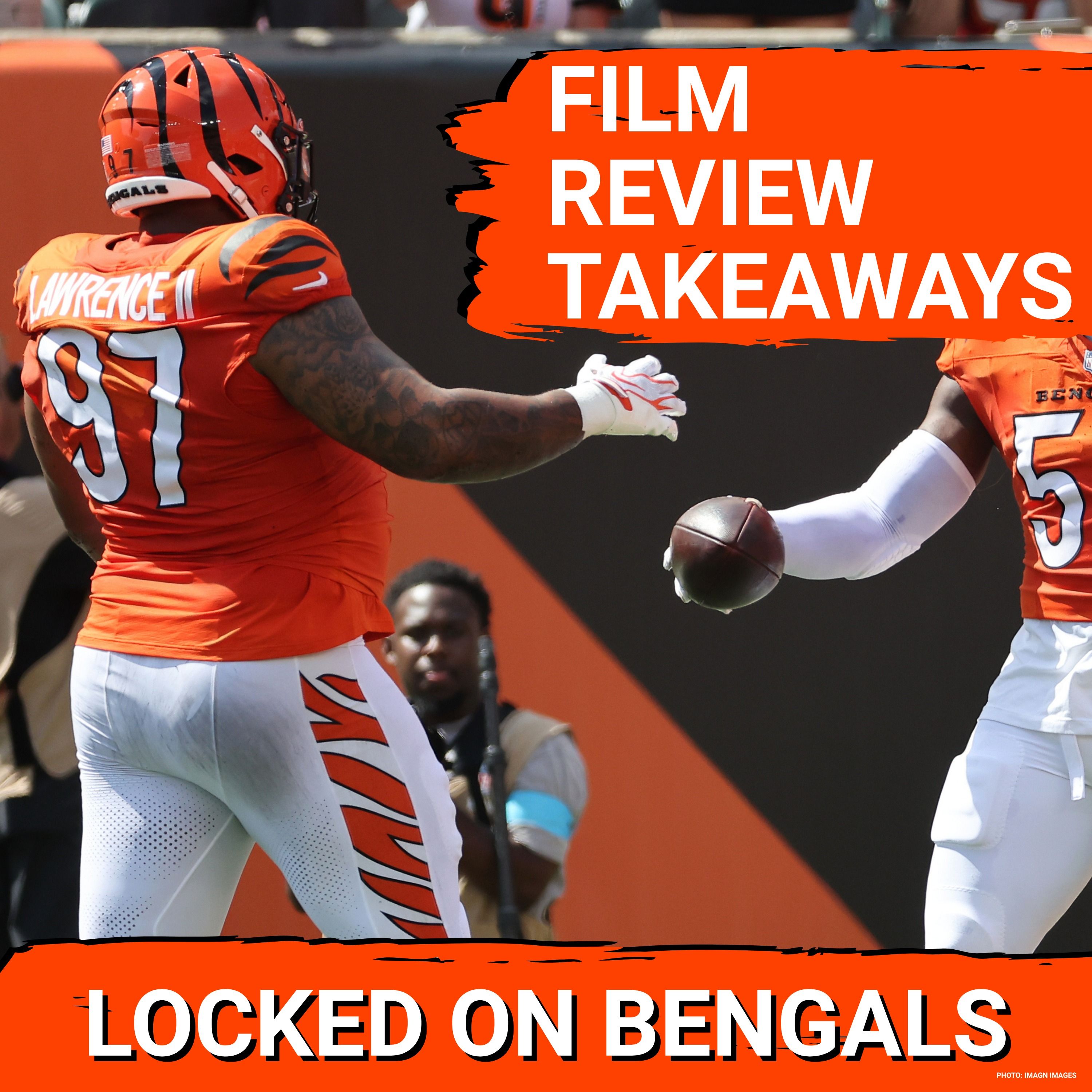 BENGALS FILM TAKES: O-Line SILENCES Bucs Front, Under Center Review, Dexter Lawrence POPS episode artwork