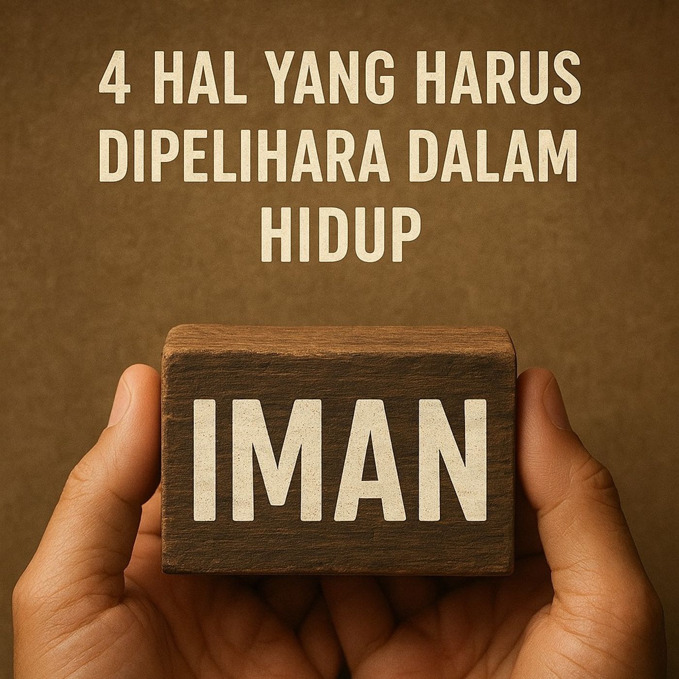 4 Hal Yang Harus Dipelihara Dalam Hidup (IMAN)