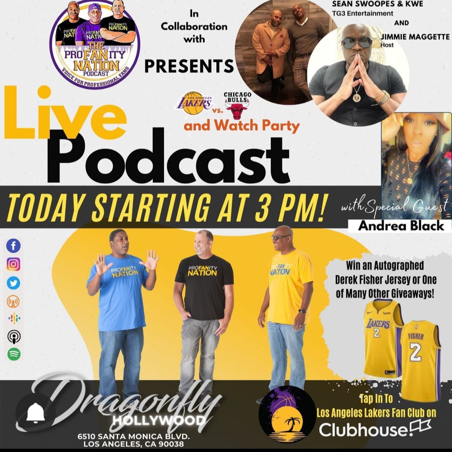 LIVE - From DragonFly Hollywood w/ Guests Andrea Black & Fredo Cervantes