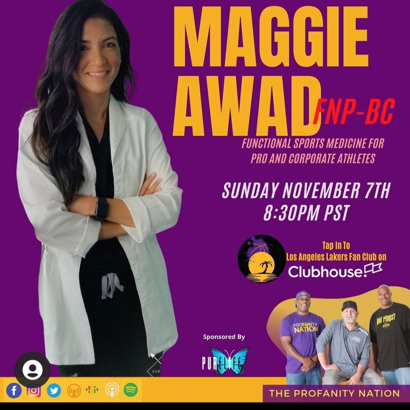 Maggie Awad, Pro Athlete Testing Specialist, Marco Nunez & Lakers Troubles