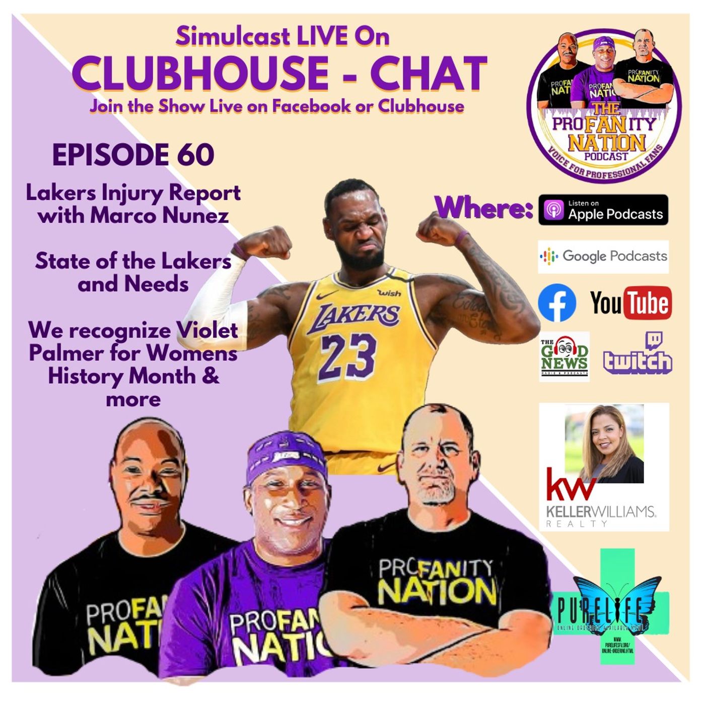 Clubhouse Chat with Marco Nunez - Former Lakers Athletics Trainer w/ AD Injury Report, Utah to Win Title?
