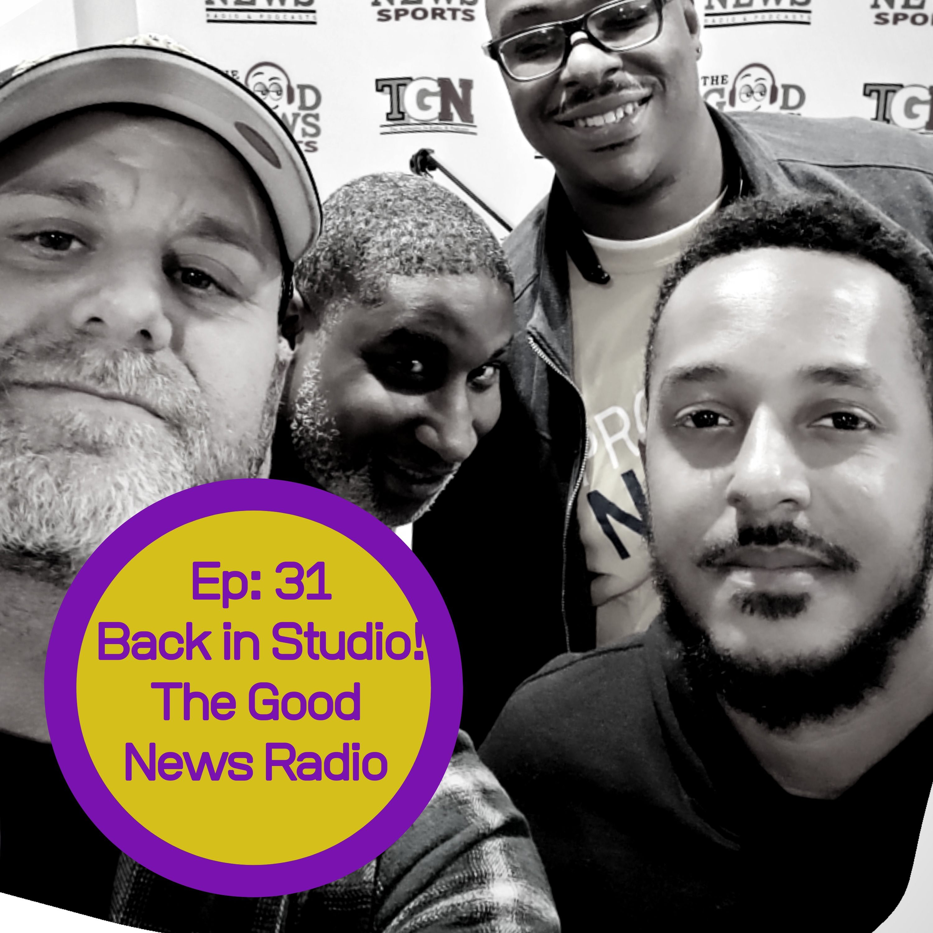 Back in the studio with The Good News Radio App!
