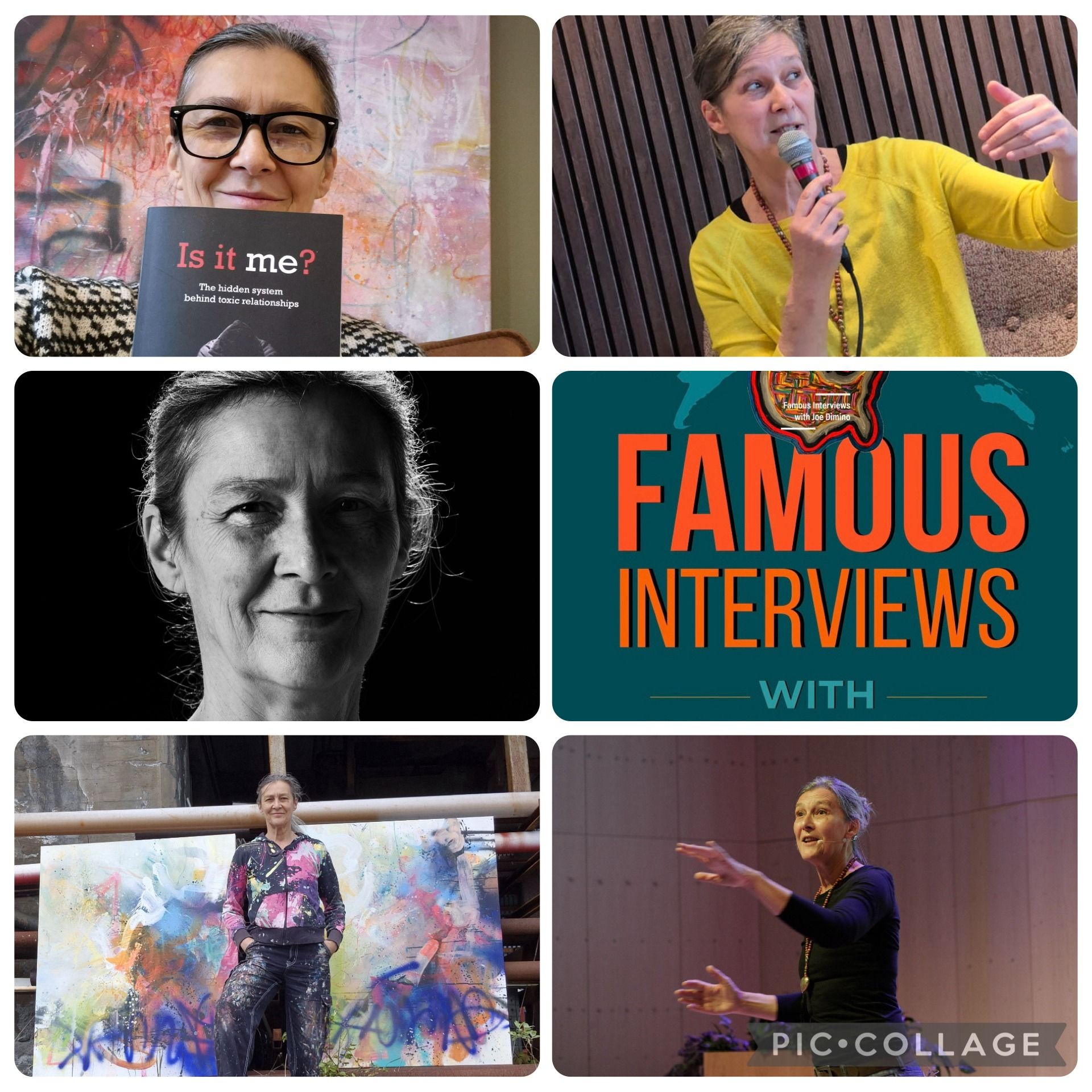 Author & Artist Carine Van Hee Talks Healing & Emotional Freedom — Famous Interviews with Joe Dimino cover