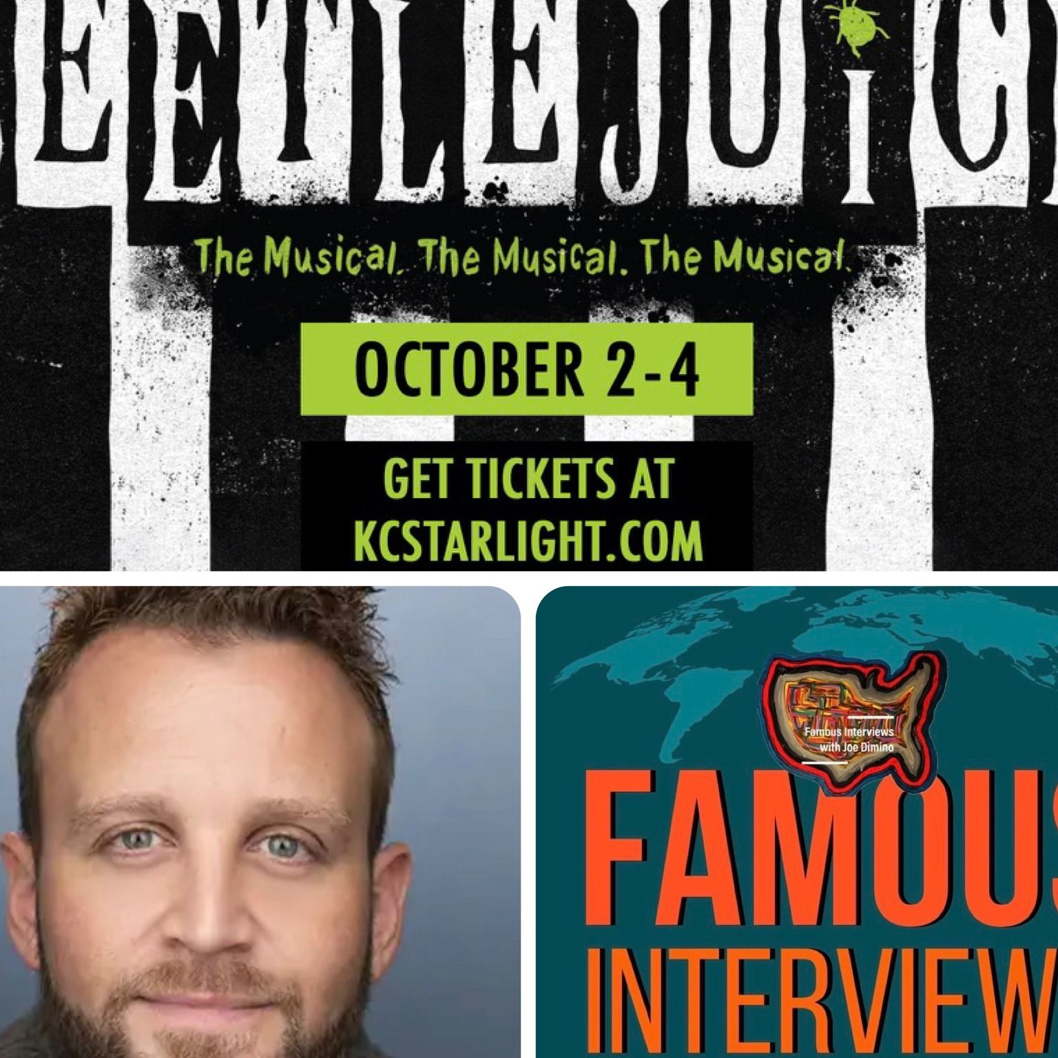 NYC-based Actor Jeff Brooks: Beetlejuice, Broadway & the Magic of Starlight KC | Oct. 2-4, 2026 episode artwork