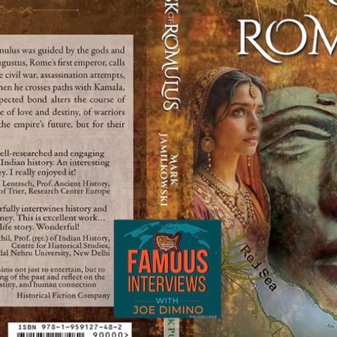 Mark Jamilkowski Interview | Mask of Romulus, Ancient Rome, India & Historical Fiction episode artwork