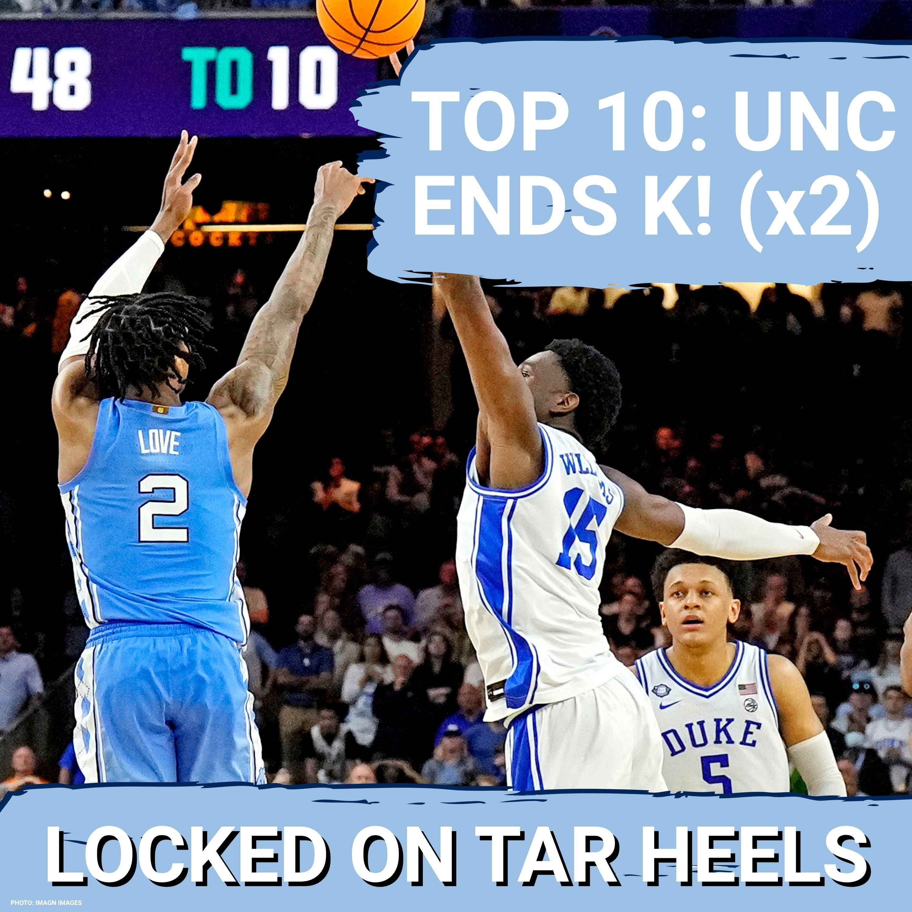 Rivalry TRUMP CARD! Tar Heels End Coach K...TWICE! | Top 10 UNC Basketball Games of Last Decade (#4-1)