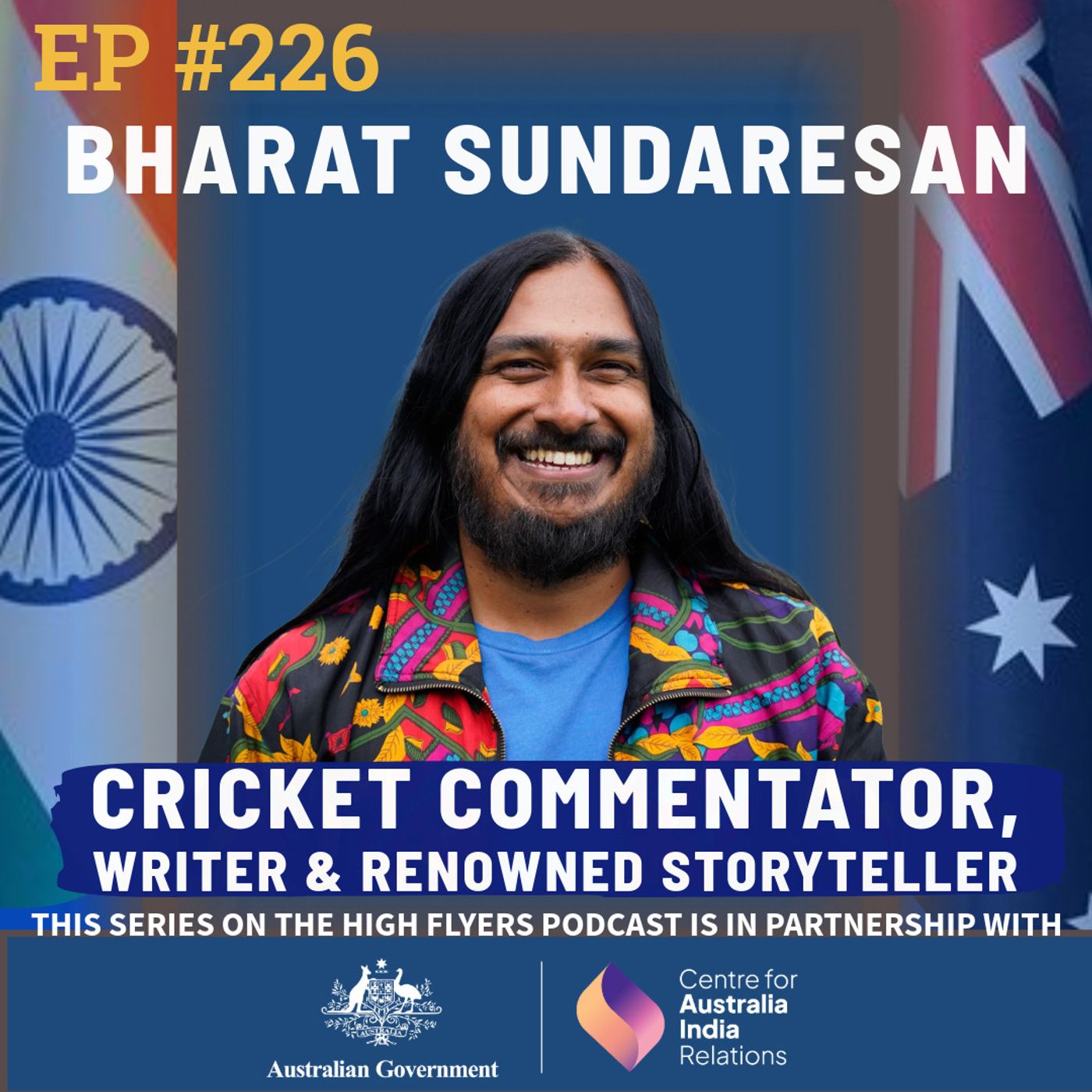 #226 Bharat Sundaresan: From Heavy Metal Dreams in India to Flamboyant Cricket Journalism—Loved by Fans and Players