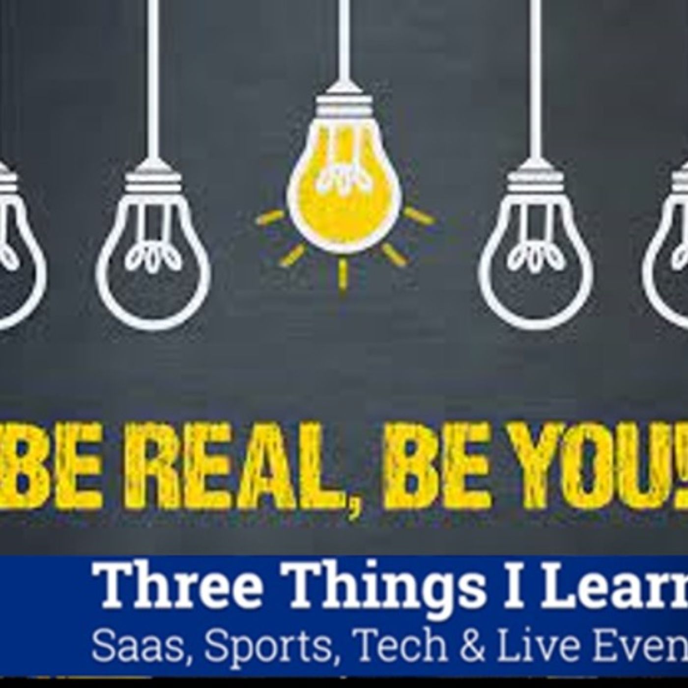 Three Things I Learned In SaaS, Sports, Tech & Live Events Podcast