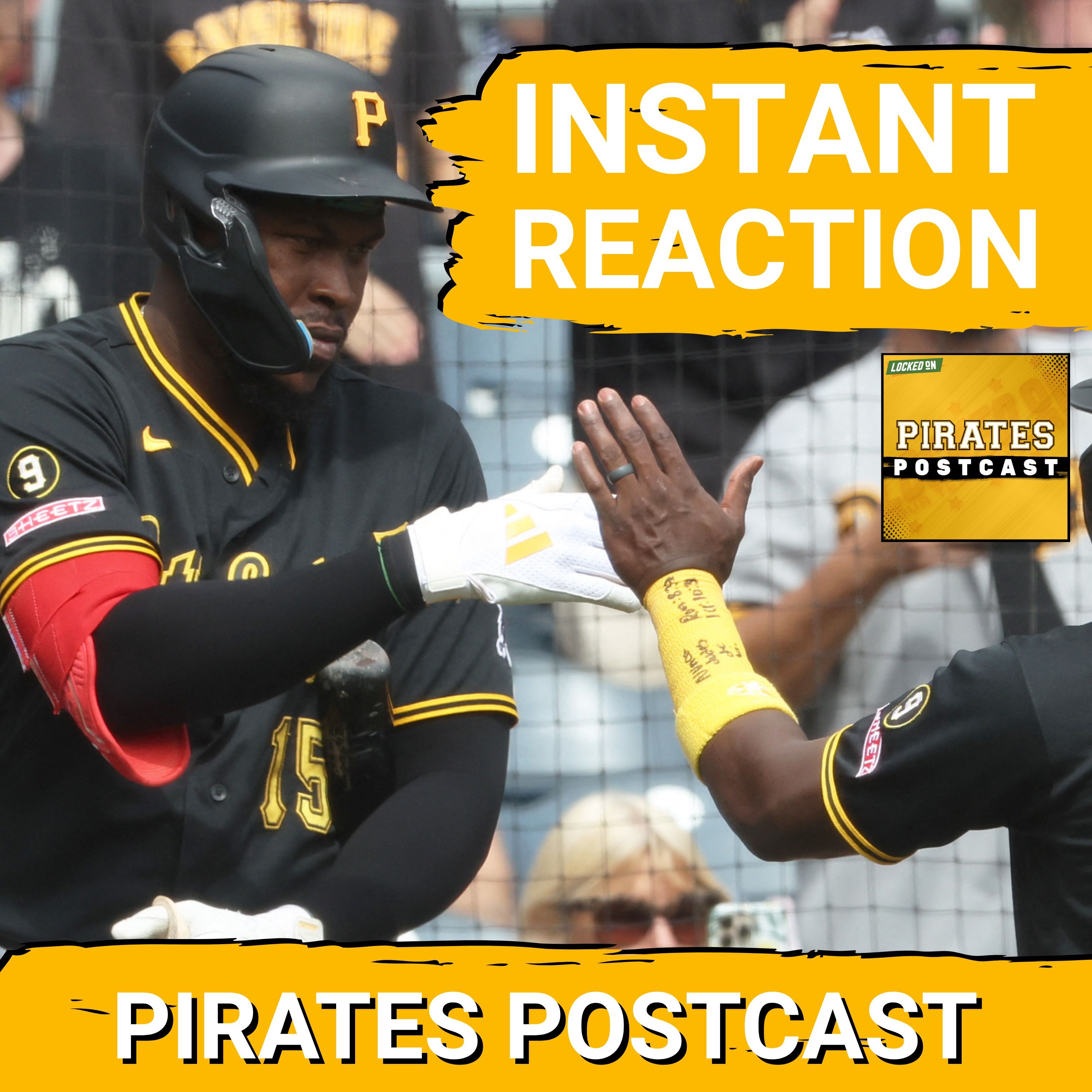 PIRATES POSTCAST: Pirates SCORE FIVE EARLY off Kyle Harrison to Beat Brewers 7-4 and Avoid Sweep episode artwork