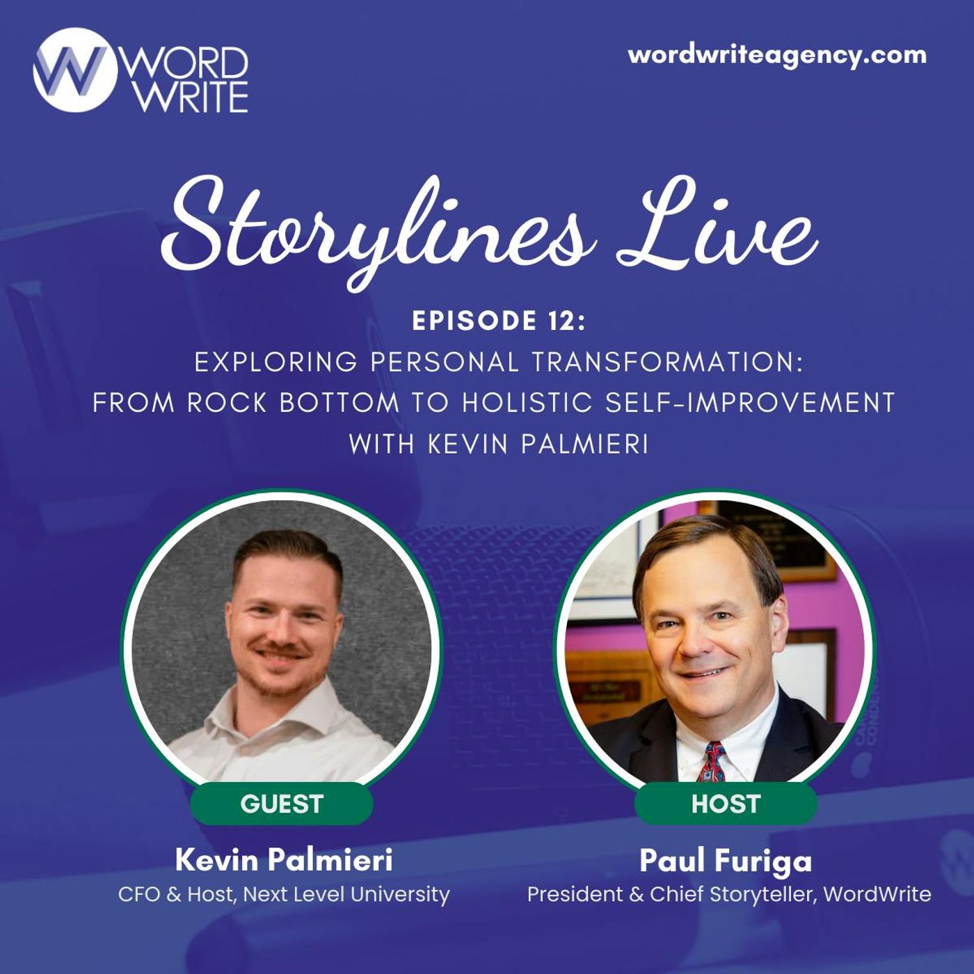 Exploring Personal Transformation: From Rock Bottom to Holistic Self-Improvement with Kevin Palmieri