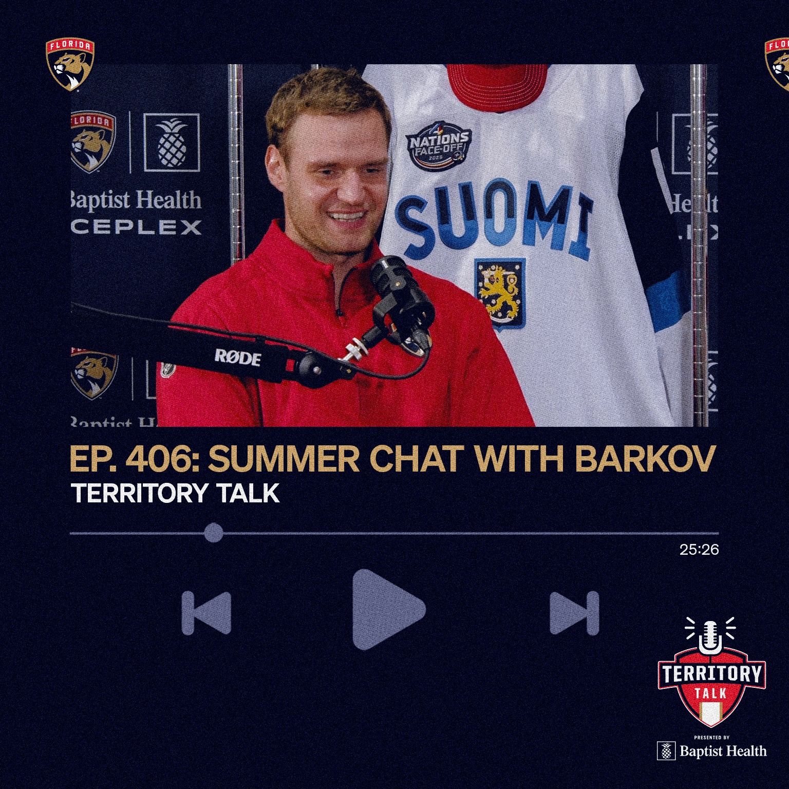 Territory Talk: Summer chat with Barkov (Ep. 406) episode artwork