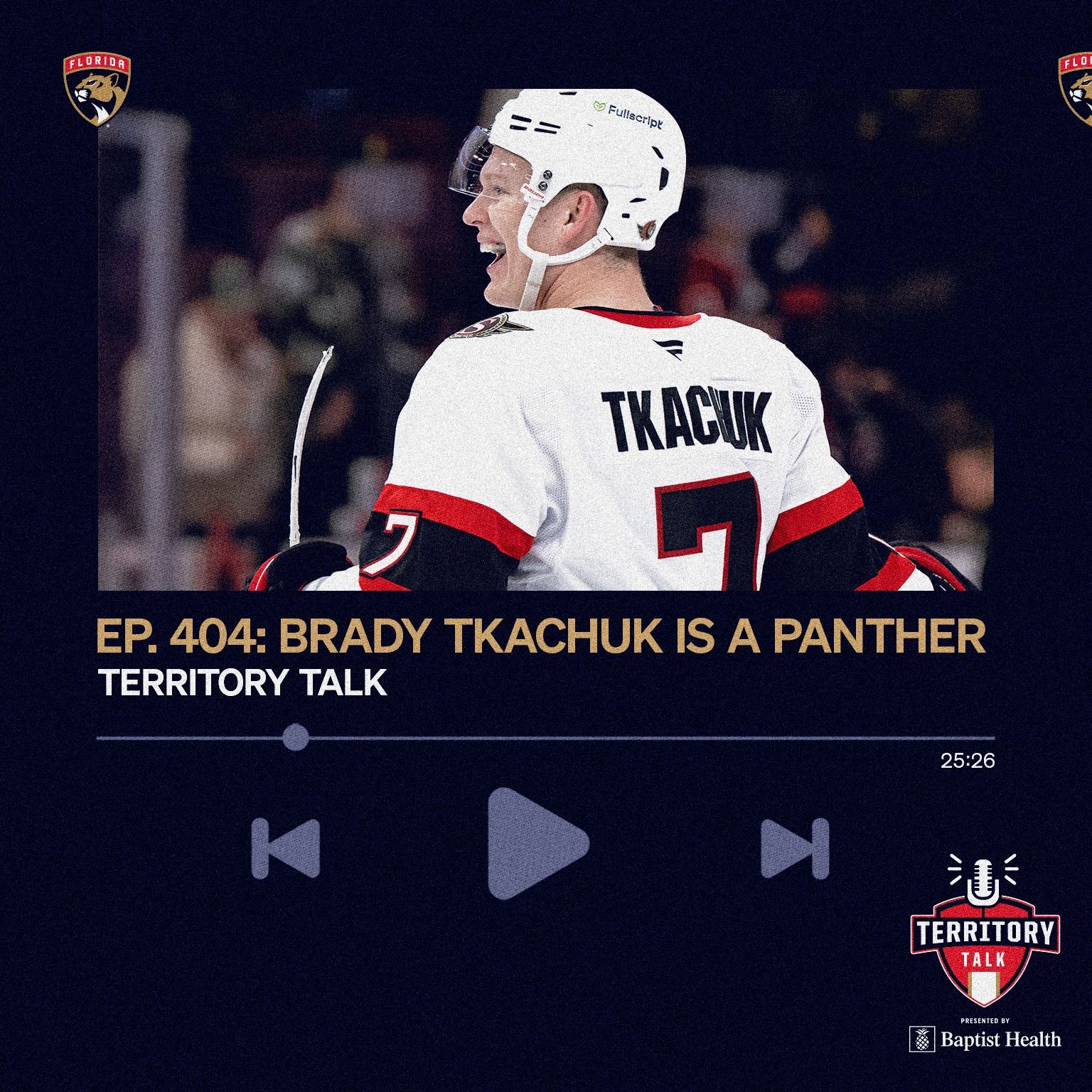 Territory Talk: Brady Tkachuk is a Panther (Ep. 404) episode artwork