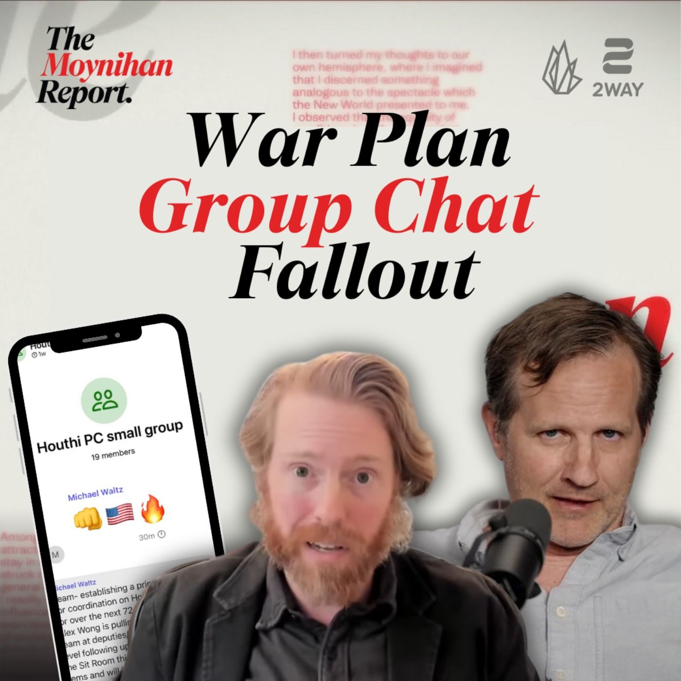 How Serious was the War Plans Group Chat? The Moynihan Report with Peter Meijer and Ken Klippenstein episode artwork
