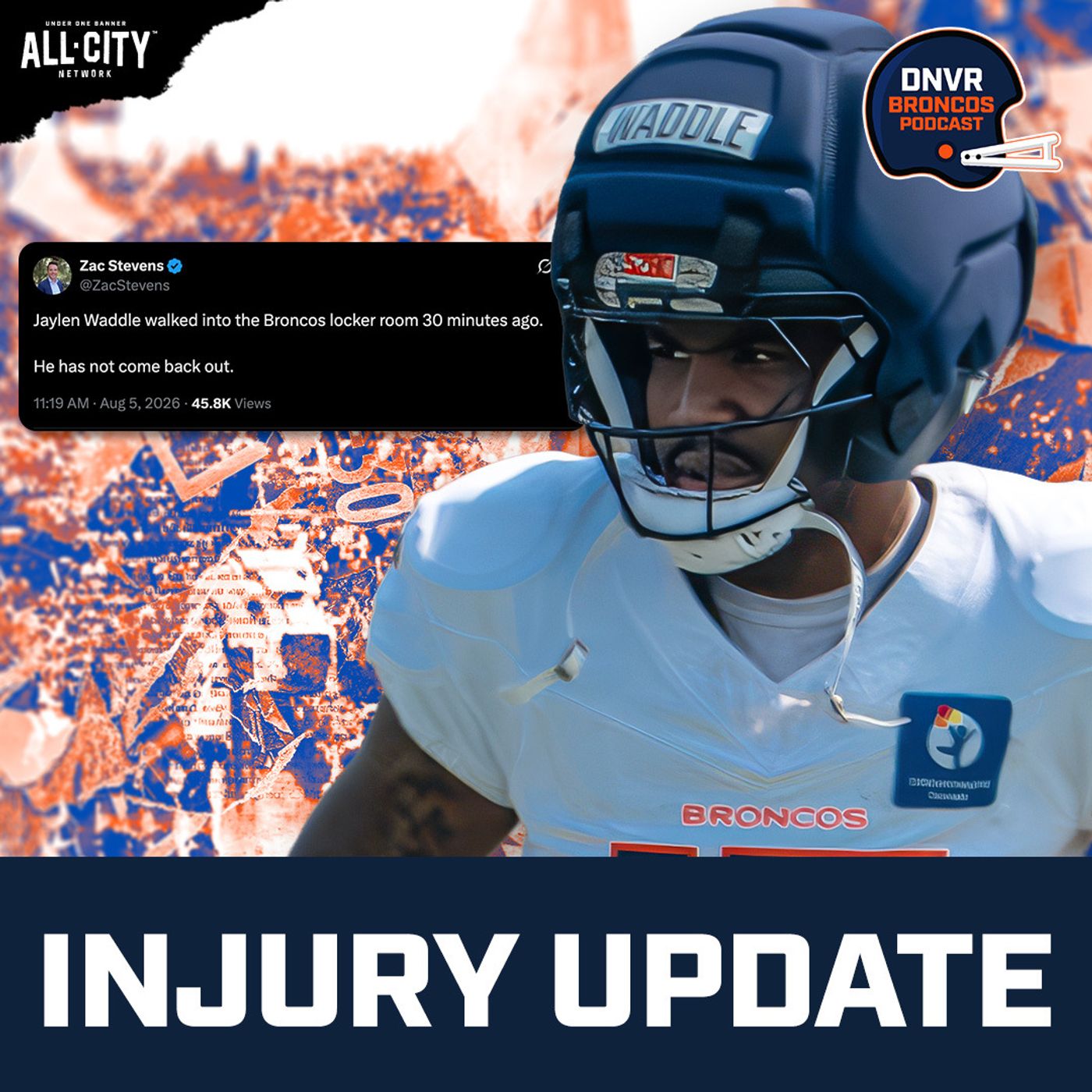 Everything we know about Jaylen Waddle’s injury on Day 5 of Denver Broncos training camp episode artwork