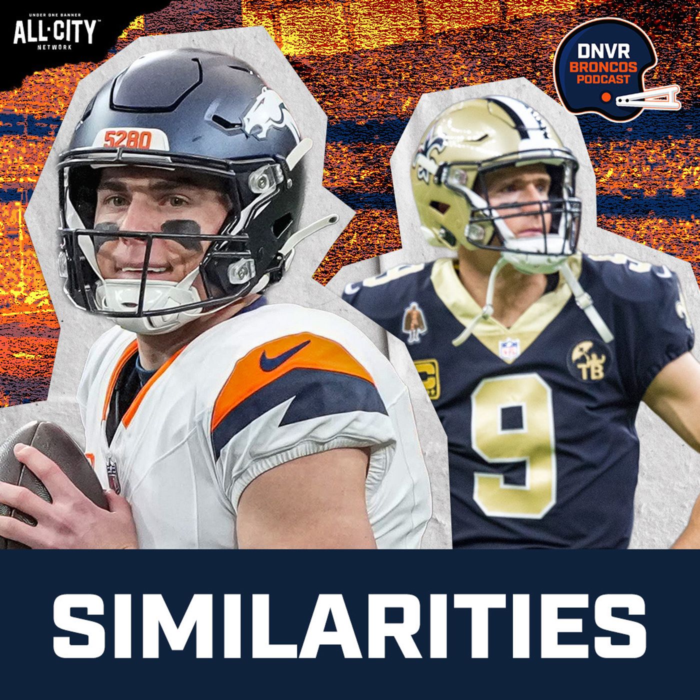 Sean Payton explains the similarity between Drew Brees and Bo Nix at Denver Broncos Training Camp episode artwork