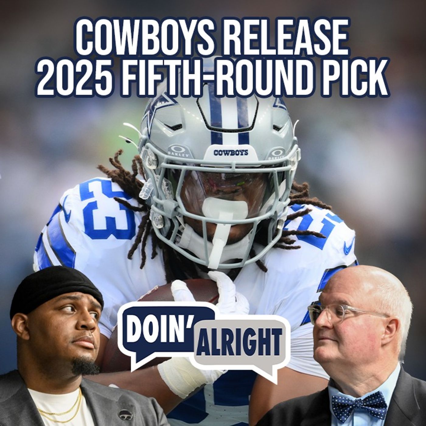 INITIAL 53: Cowboys Waive RB Jaydon Blue & Dallas Goes Heavy at WR | Doin’ Alright episode artwork