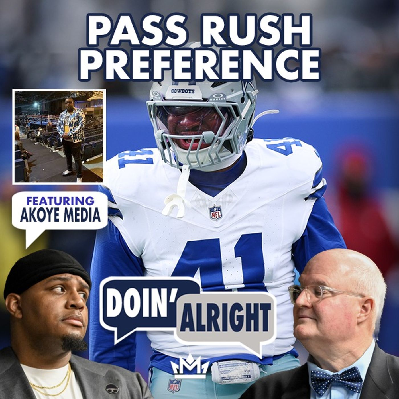 1 Elite Pass Rusher Vs 5 Good Pass Rushers Ft. Akoye Media | Doin’ Alright Draft Edition