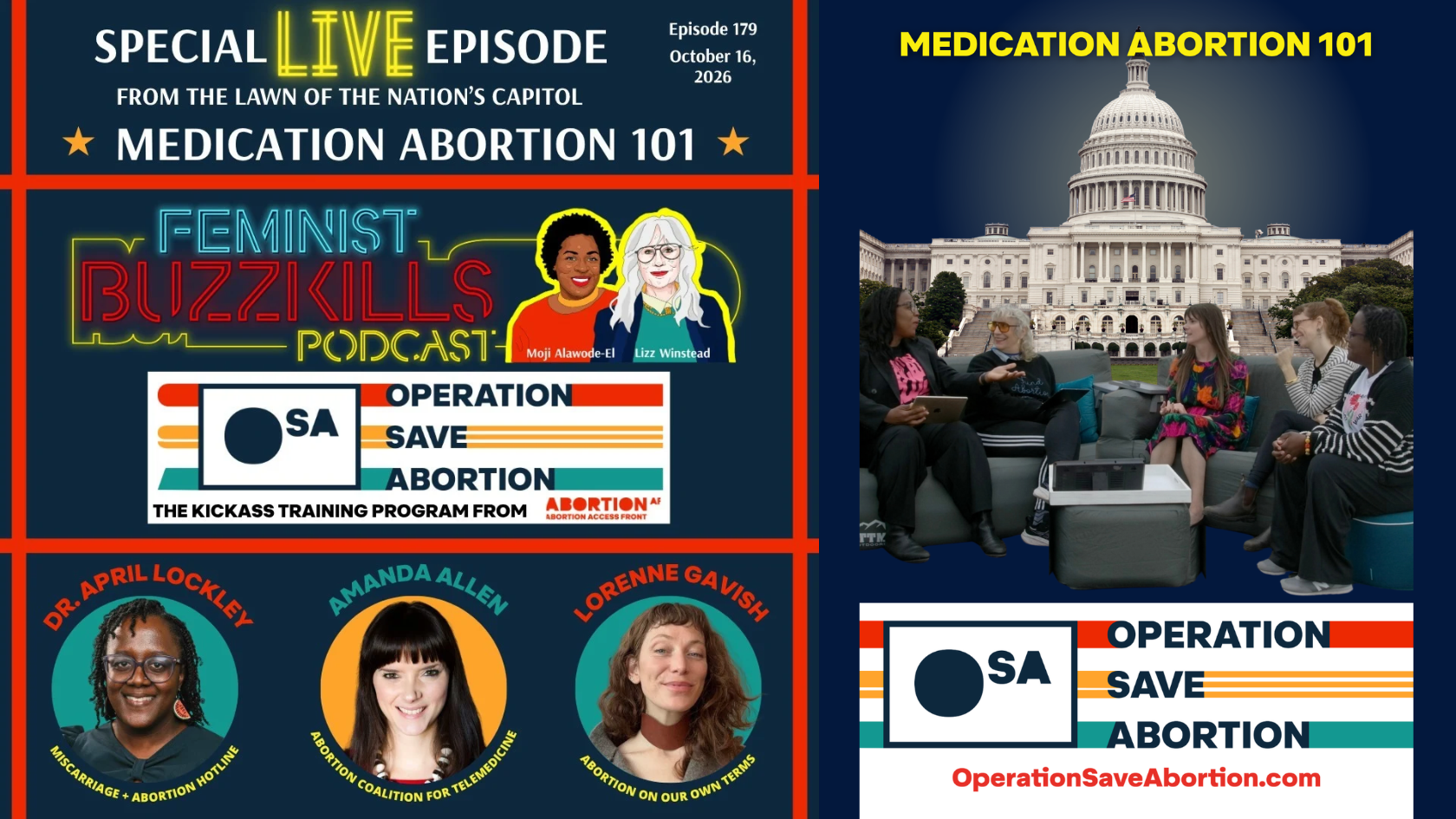 Operation Save Abortion: Medication Abortion 101 With Dr. April Lockley, Amanda Allen & Lorenne Gavish
