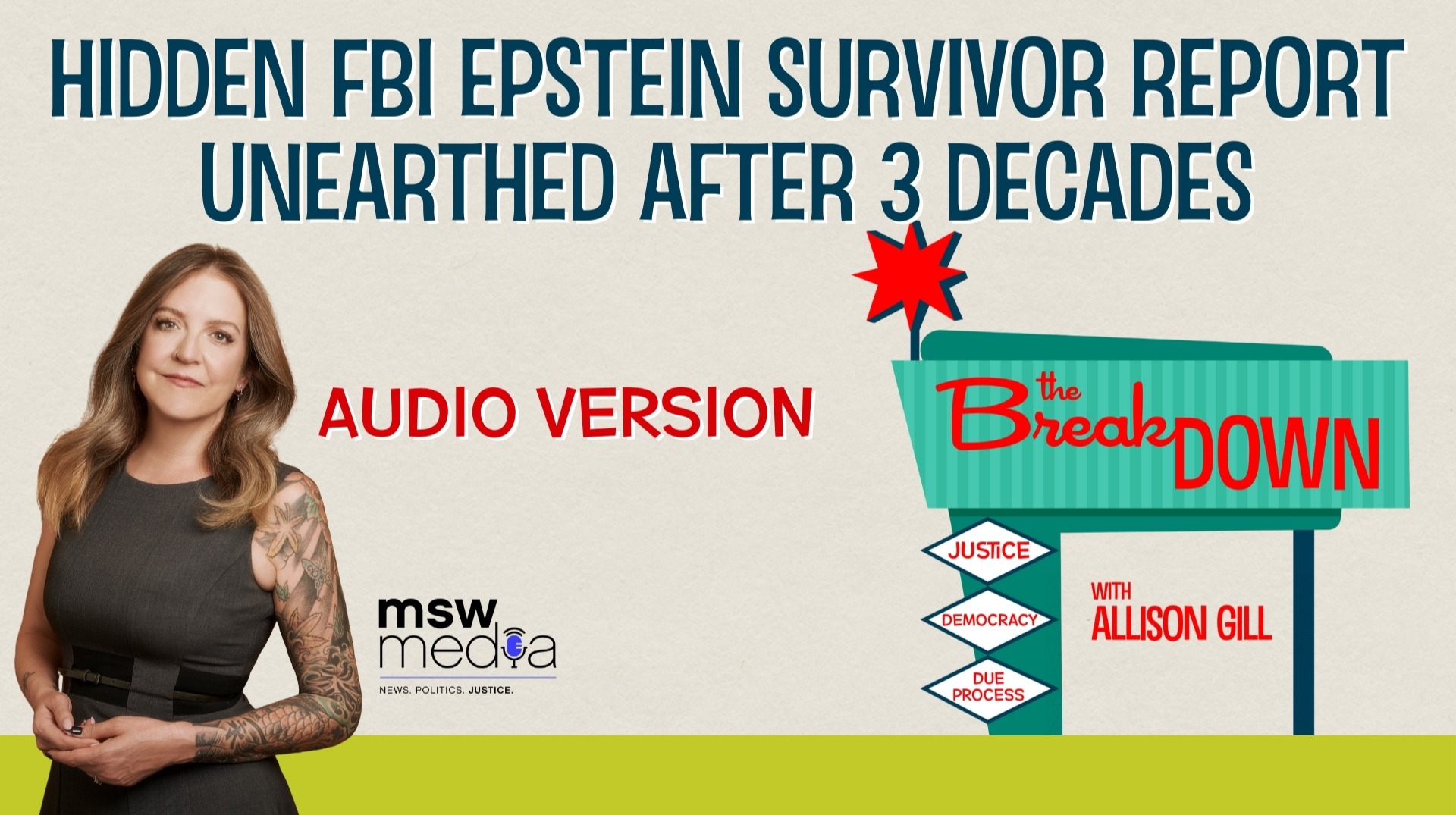 The Breakdown | Hidden FBI Epstein Survivor Report UNEARTHED After 3 DECADES | The Breakdown
