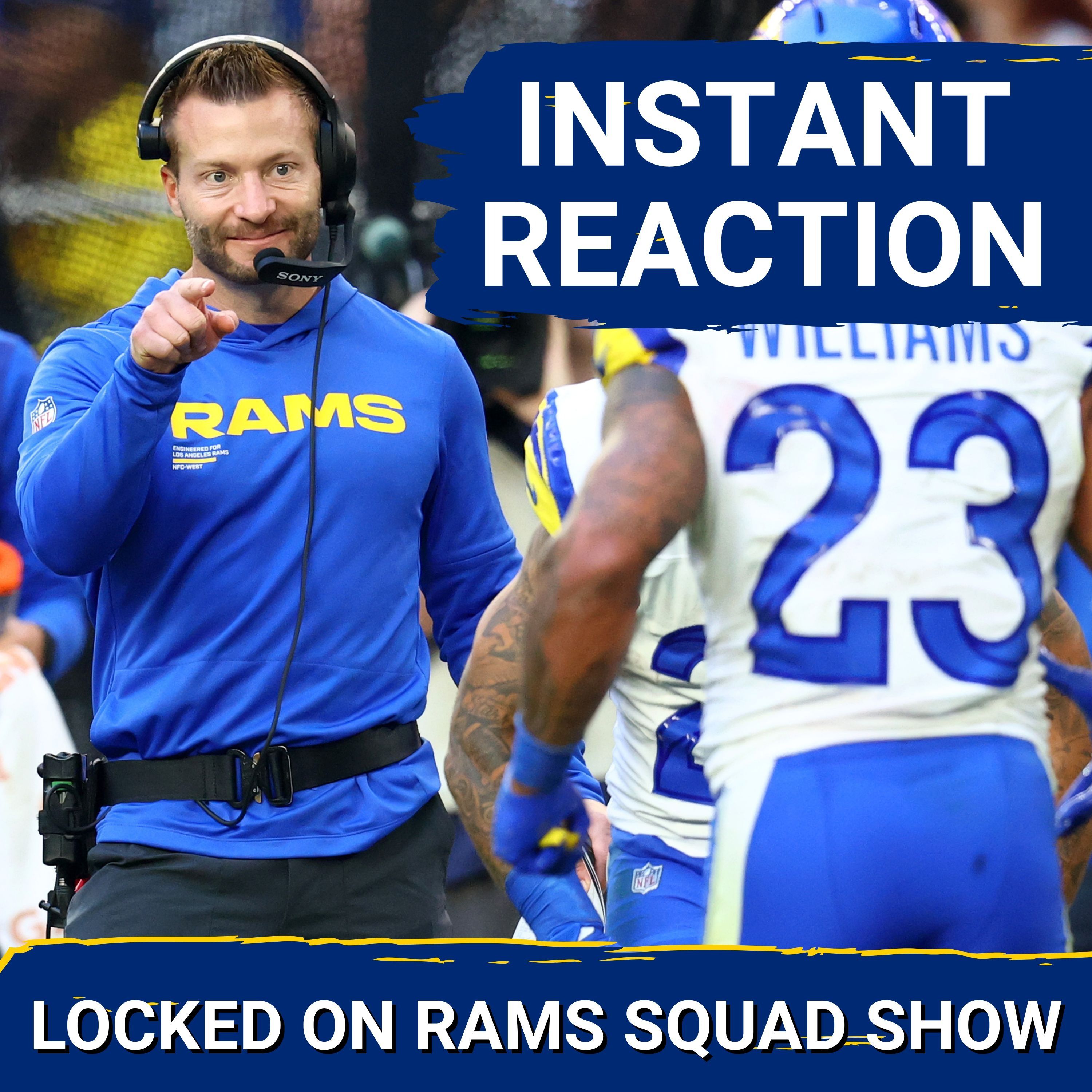 RAMS SQUAD SHOW: Puka Nacua and Blake Corum's 2-TD days help SMACK Cardinals 45-17 in PERFECT game!